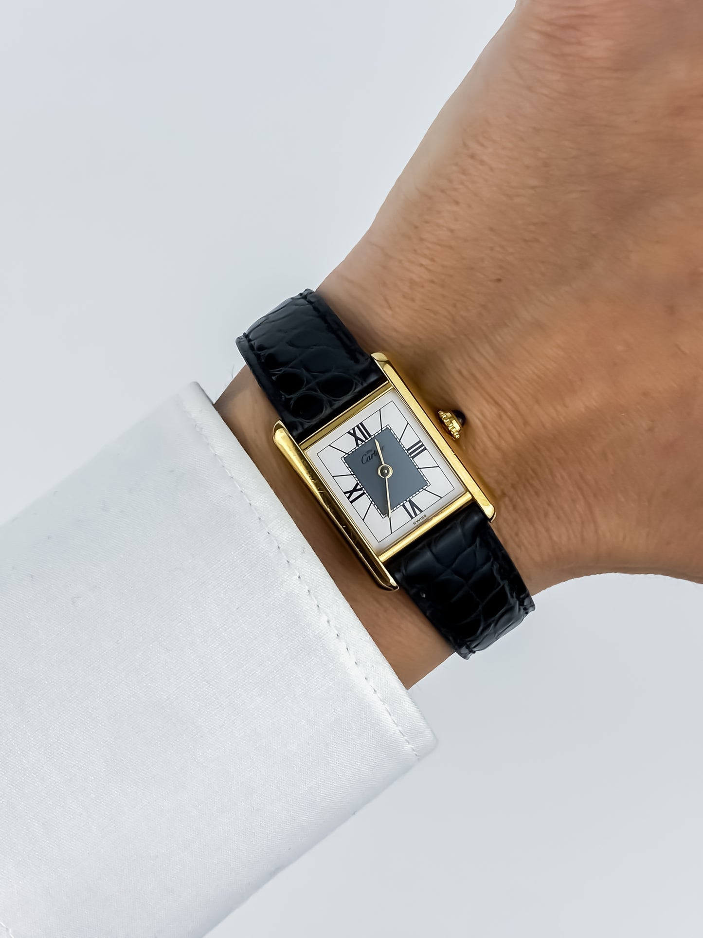 Cartier Tank Must Vermeil Vintage Watch