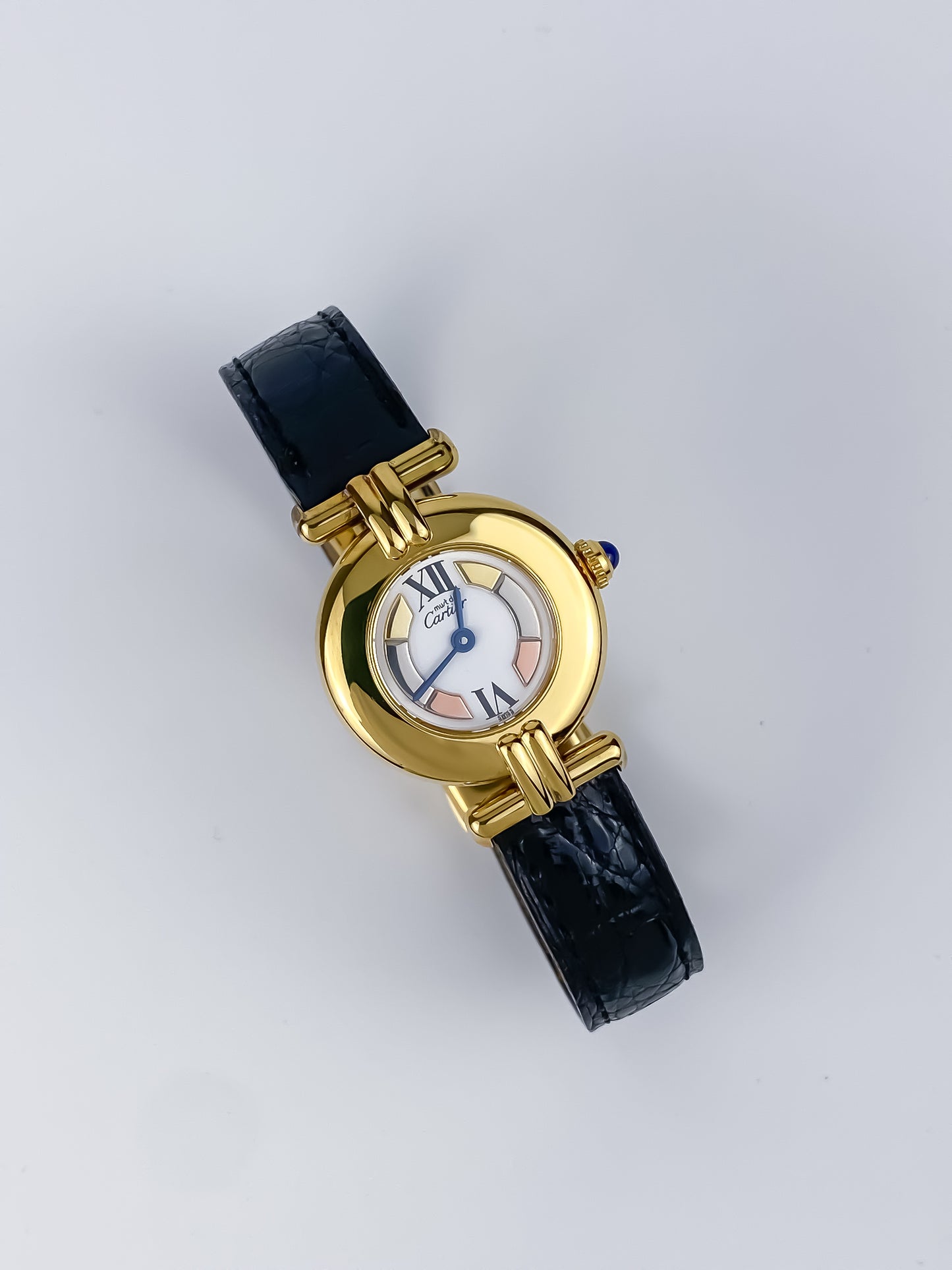 Cartier Must Colisée Vermeil Trinity Dial Vintage Watch