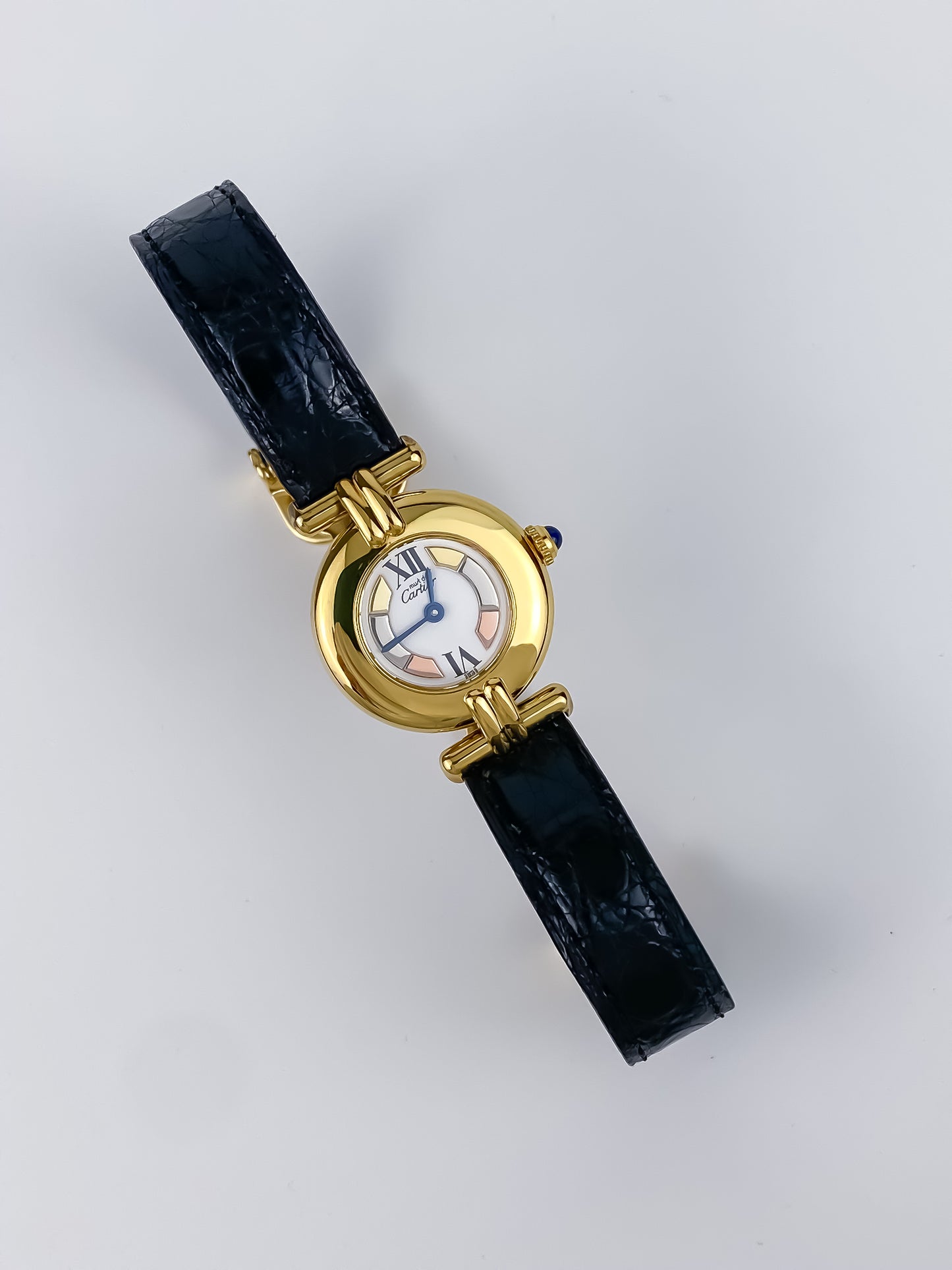 Cartier Must Colisée Vermeil Trinity Dial Vintage Watch
