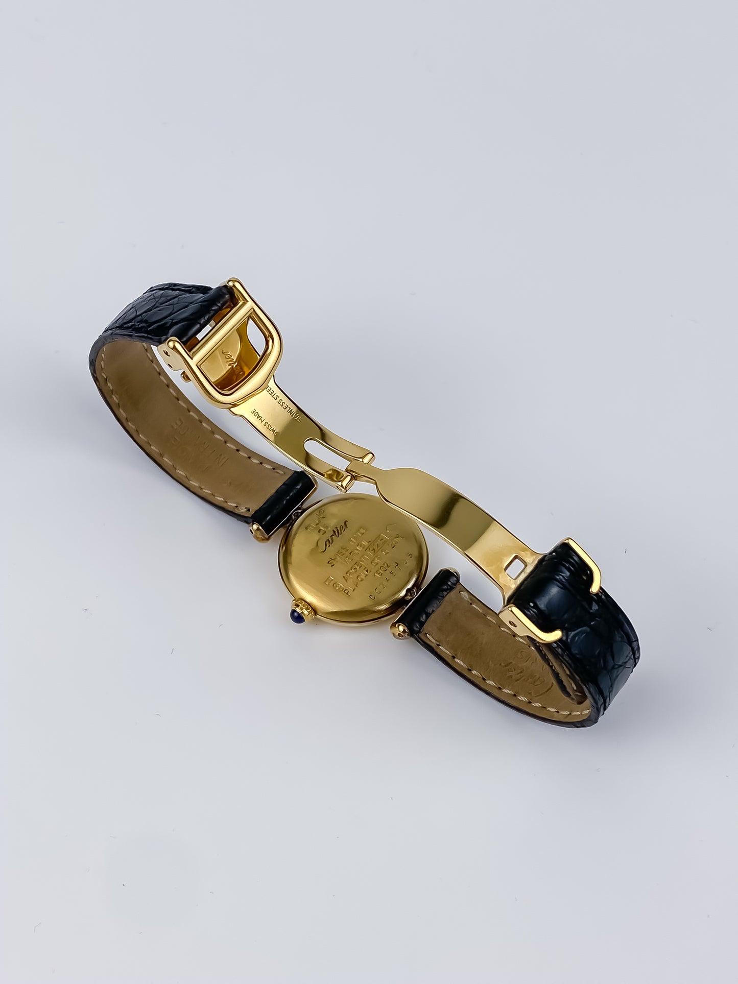 Cartier Must Colisée Vermeil Trinity Dial Vintage Watch