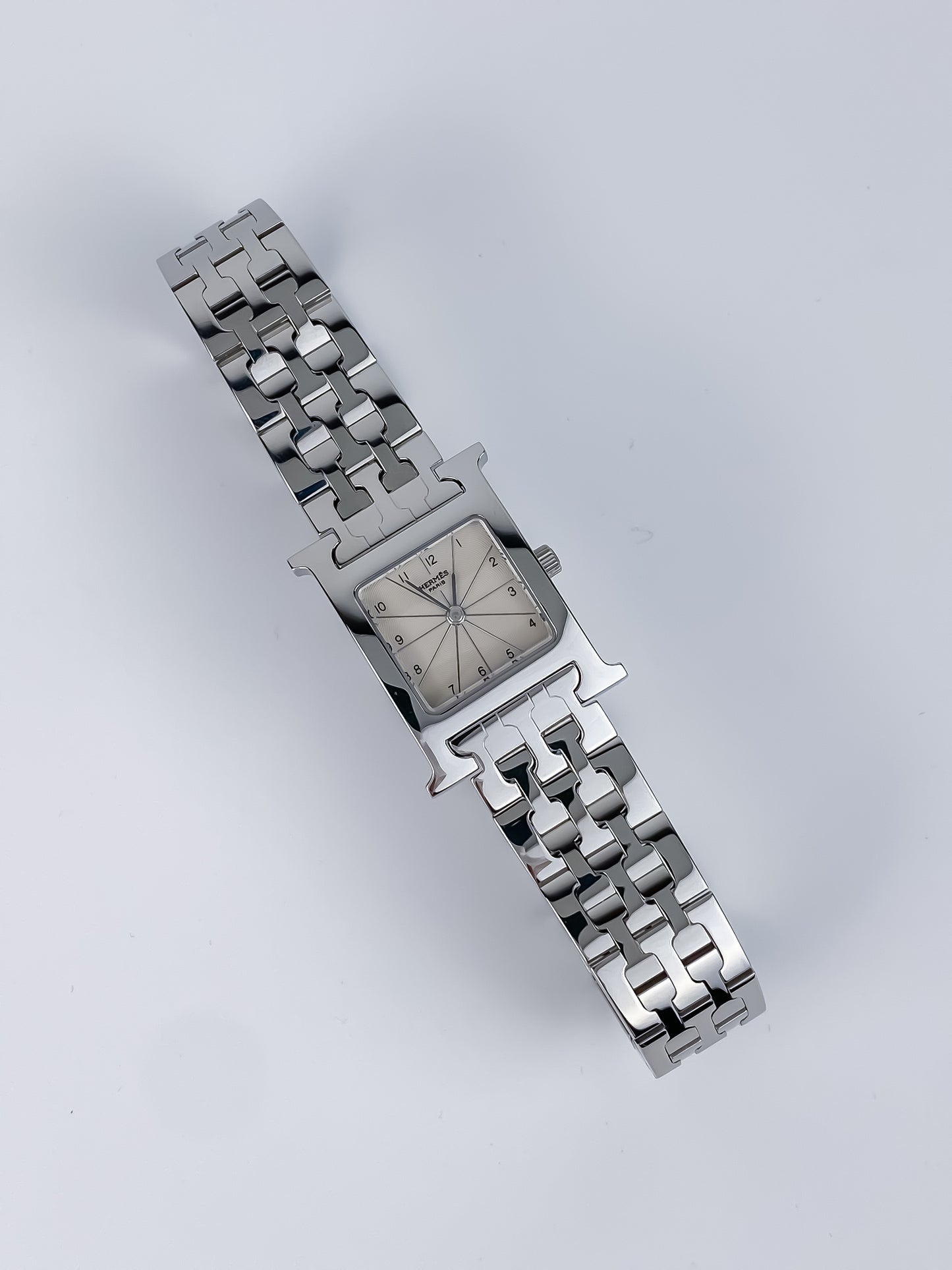 Hermès Heure H Silver Vintage Watch Box Set