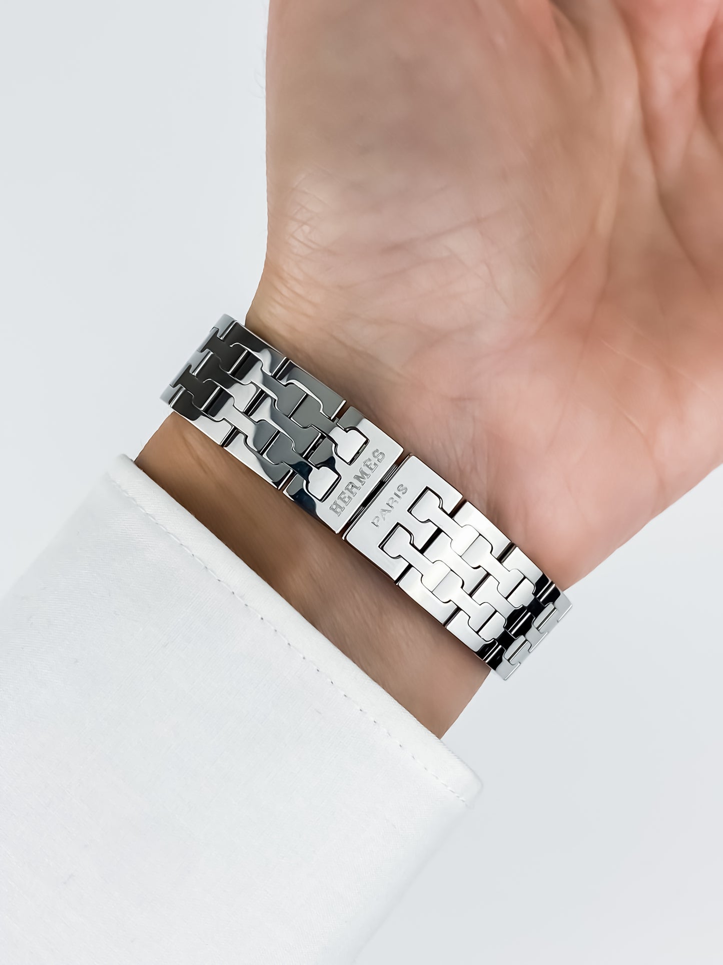 Hermès Heure H Silver Vintage Watch Box Set