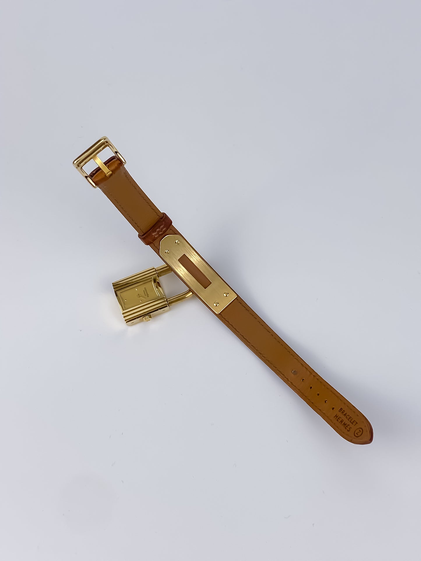 Hermès Kelly Rare Ostrich Leather Vintage Watch Box Set