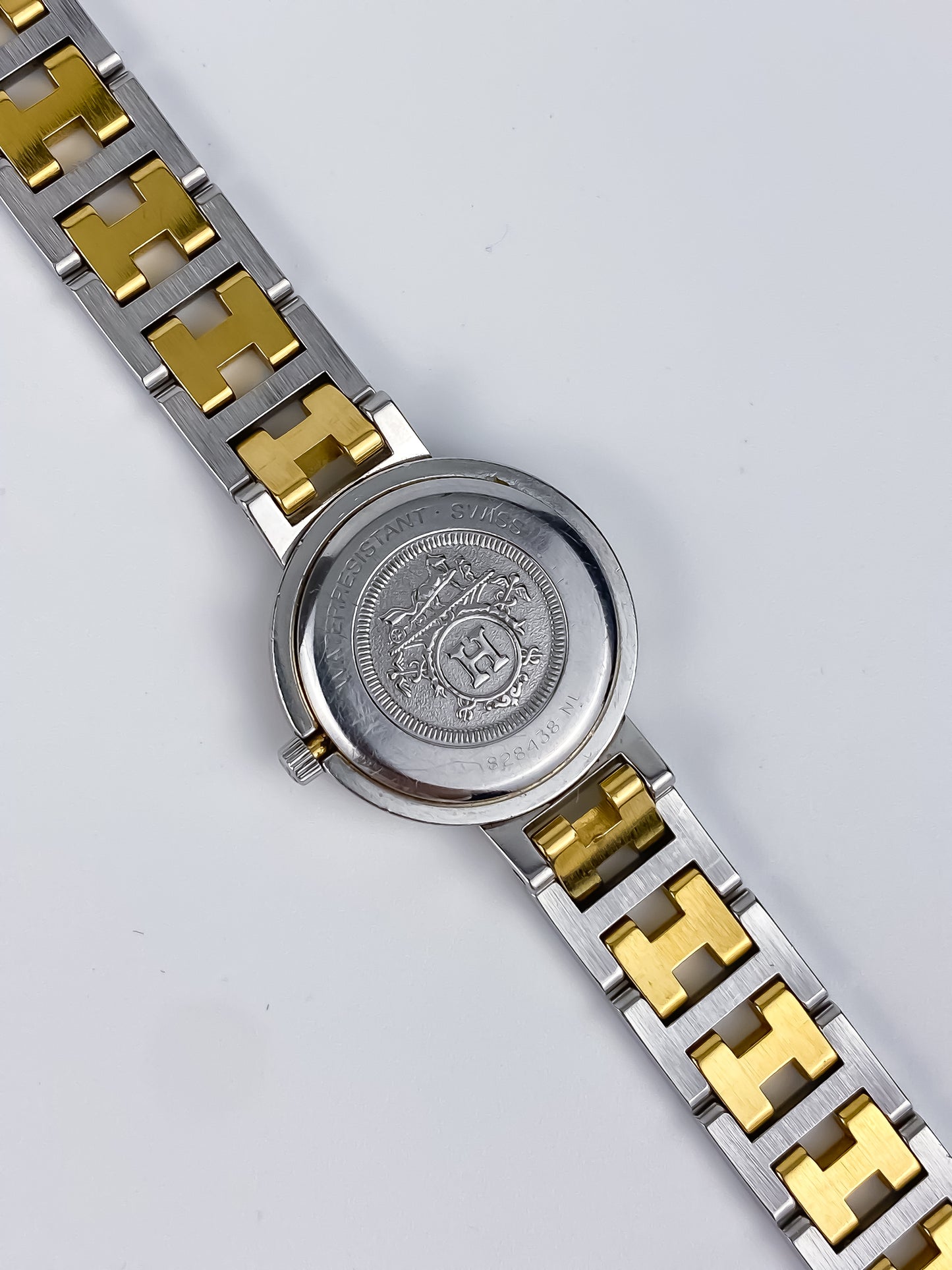 Hermès Clipper Duo Tone Vintage Watch Box Set