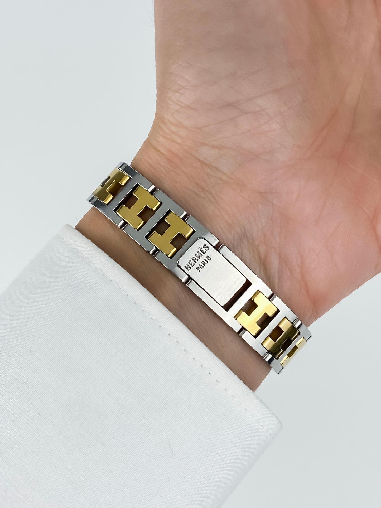 Hermès Clipper Duo Tone Vintage Watch Box Set