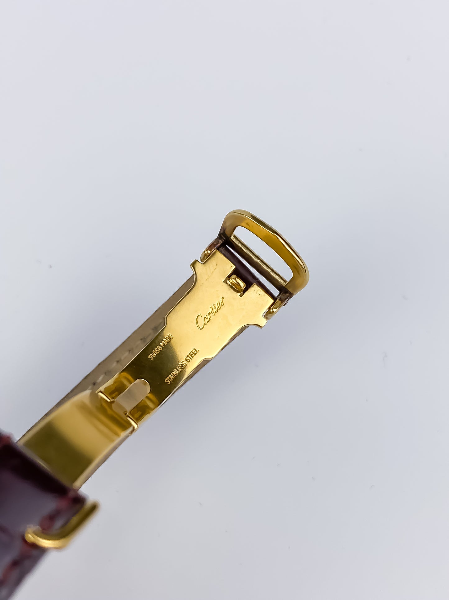 Cartier Must Colisée Vermeil Vintage Watch White Roman Numeral Dial