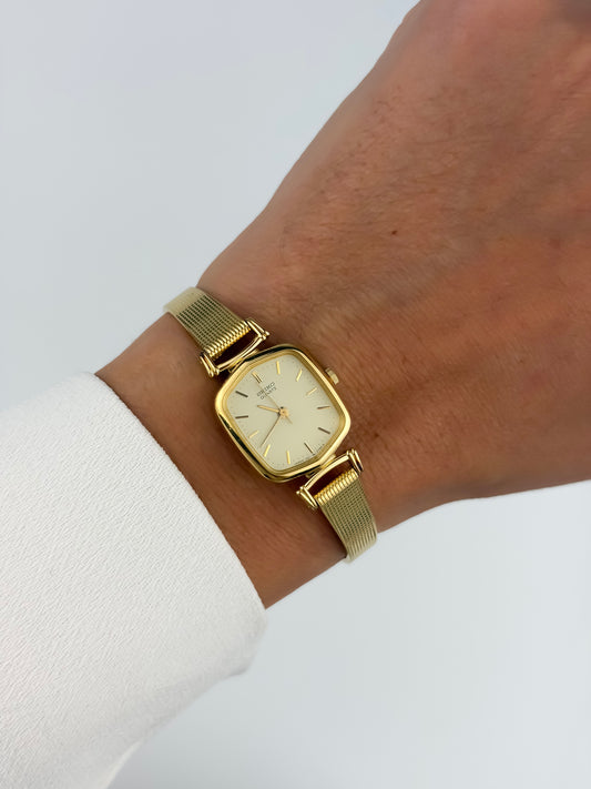 Vintage Cocktail Watch Seiko Gold Plated