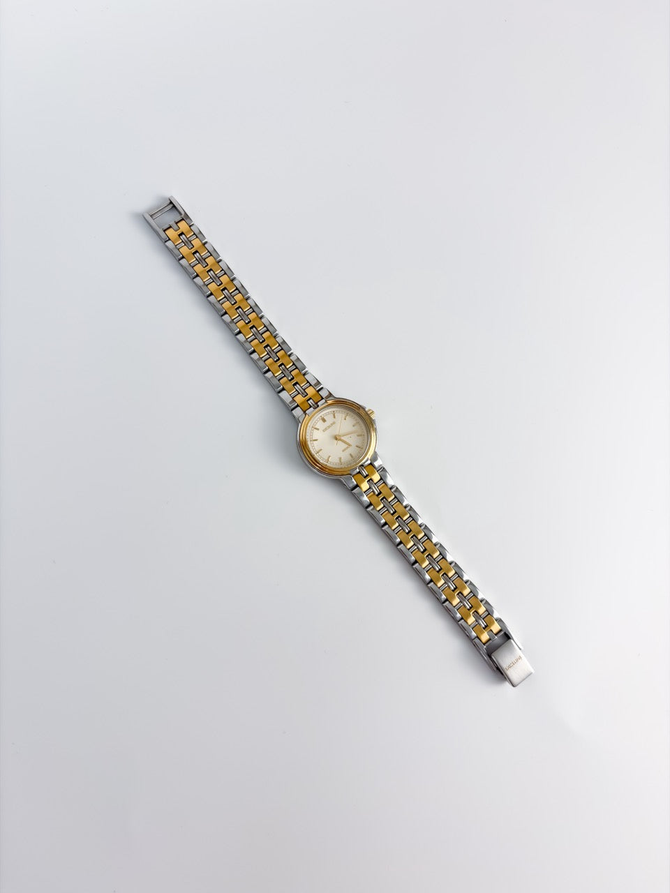 Vintage Seiko Clipper Exceline Two-Tone Quartz Watch