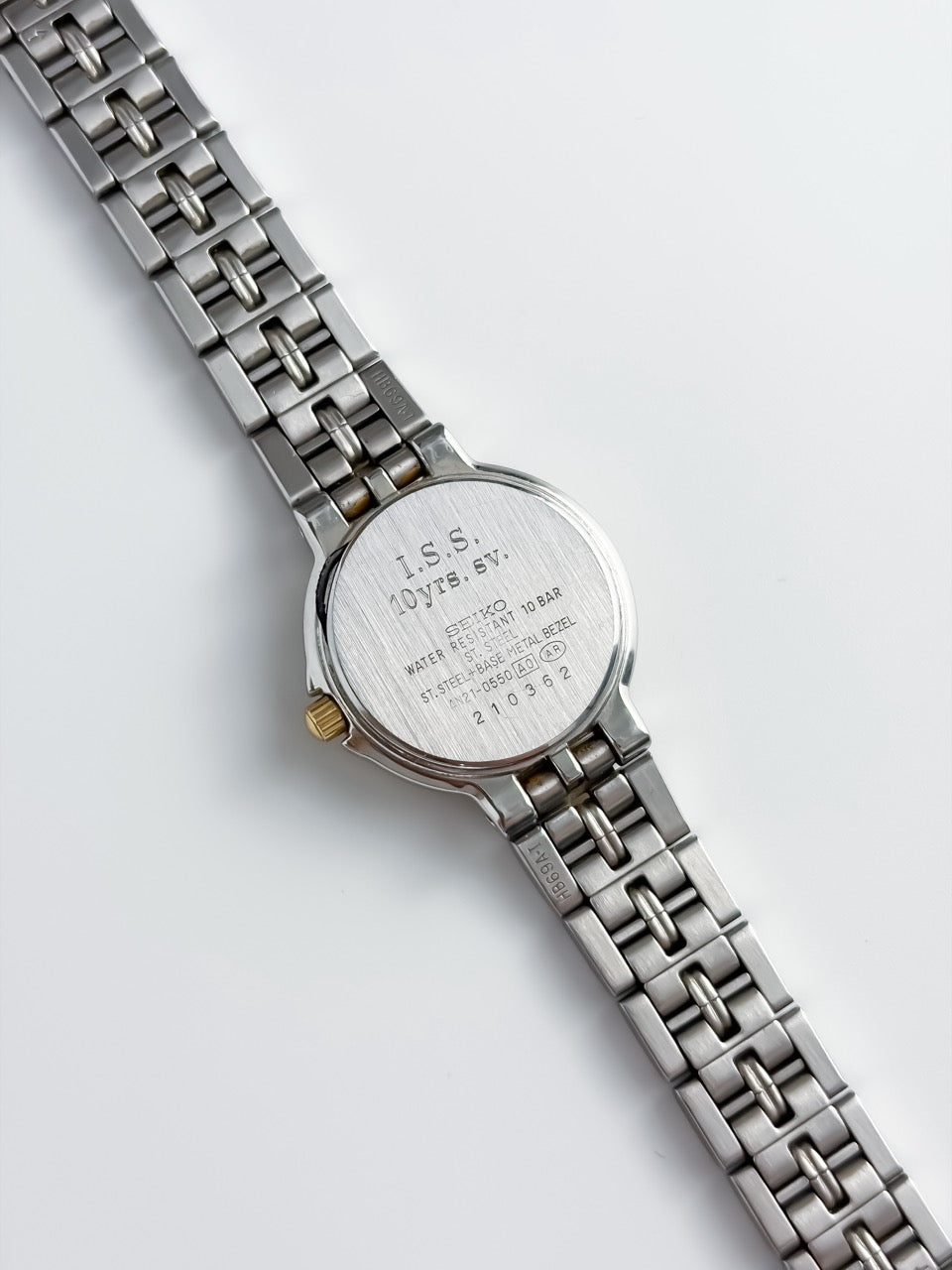 Vintage Seiko Clipper Exceline Two-Tone Quartz Watch