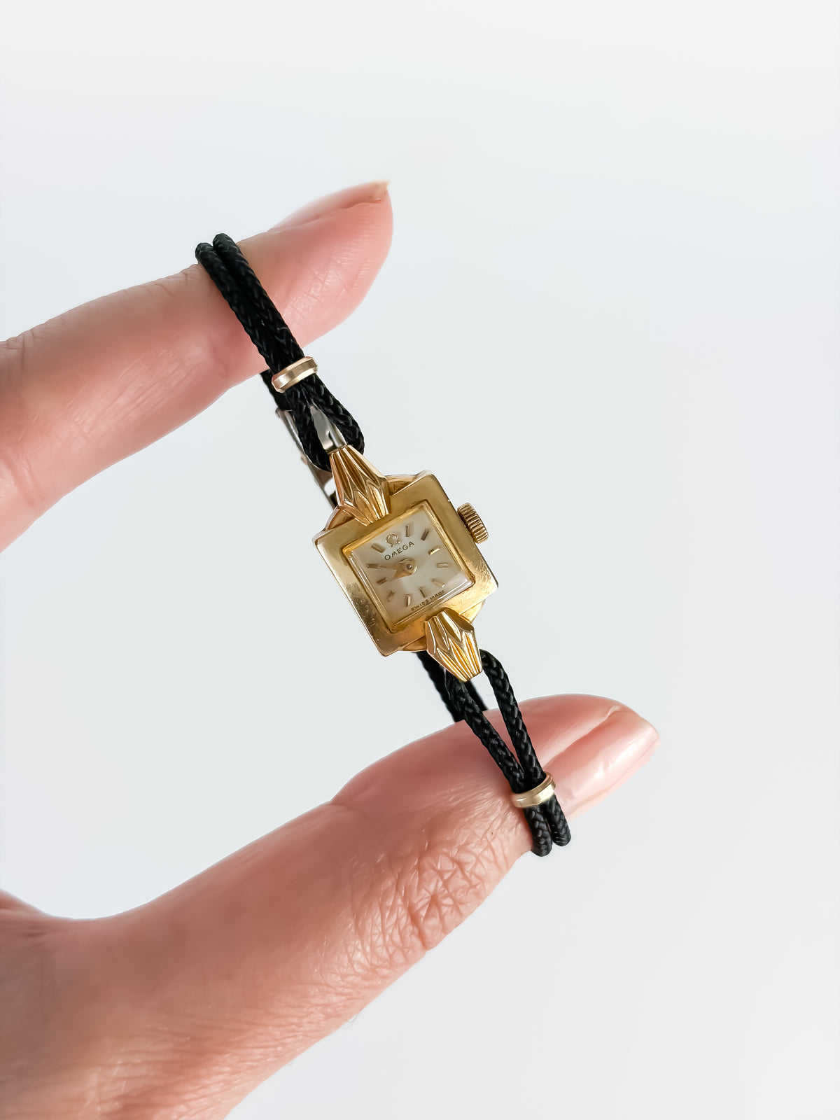 Vintage Omega 14k Gold Filled Art Deco Cocktail Watch