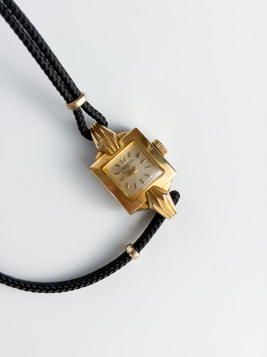 Vintage Omega 14k Gold Filled Art Deco Cocktail Watch