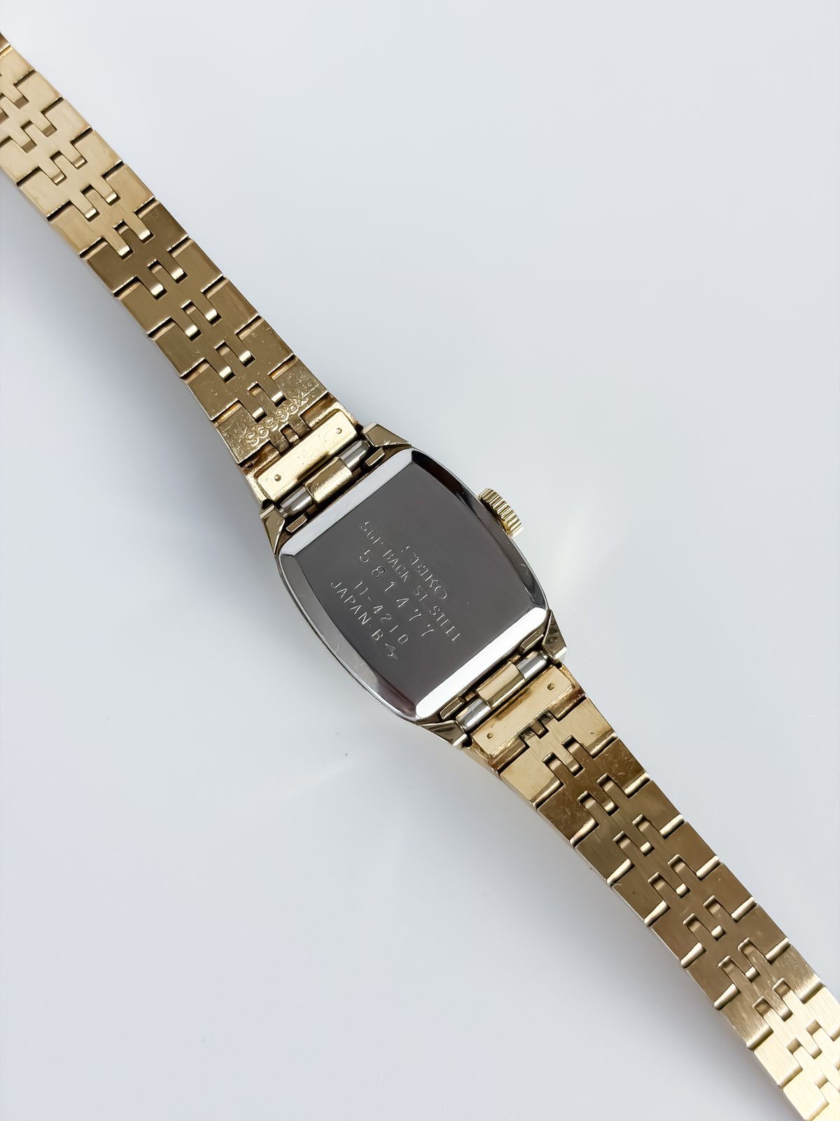 Vintage Seiko 17 Jewels Gold Frosted Classic Watch