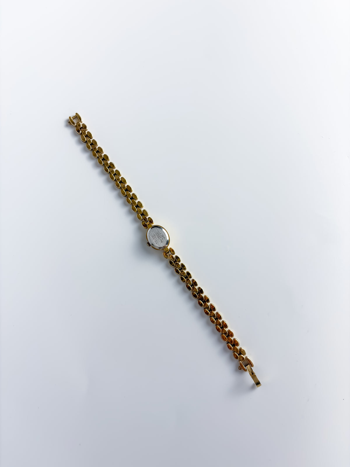 Vintage Seiko Rubies Oval Cocktail Gold Watch