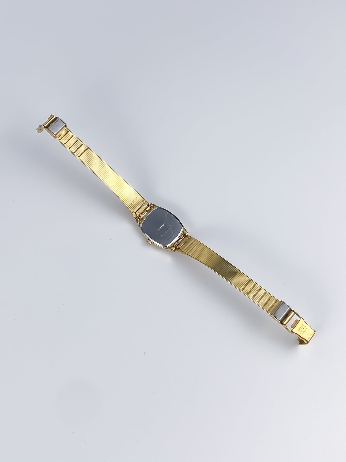 Seiko Vintage Watch Gold Milanese Mesh