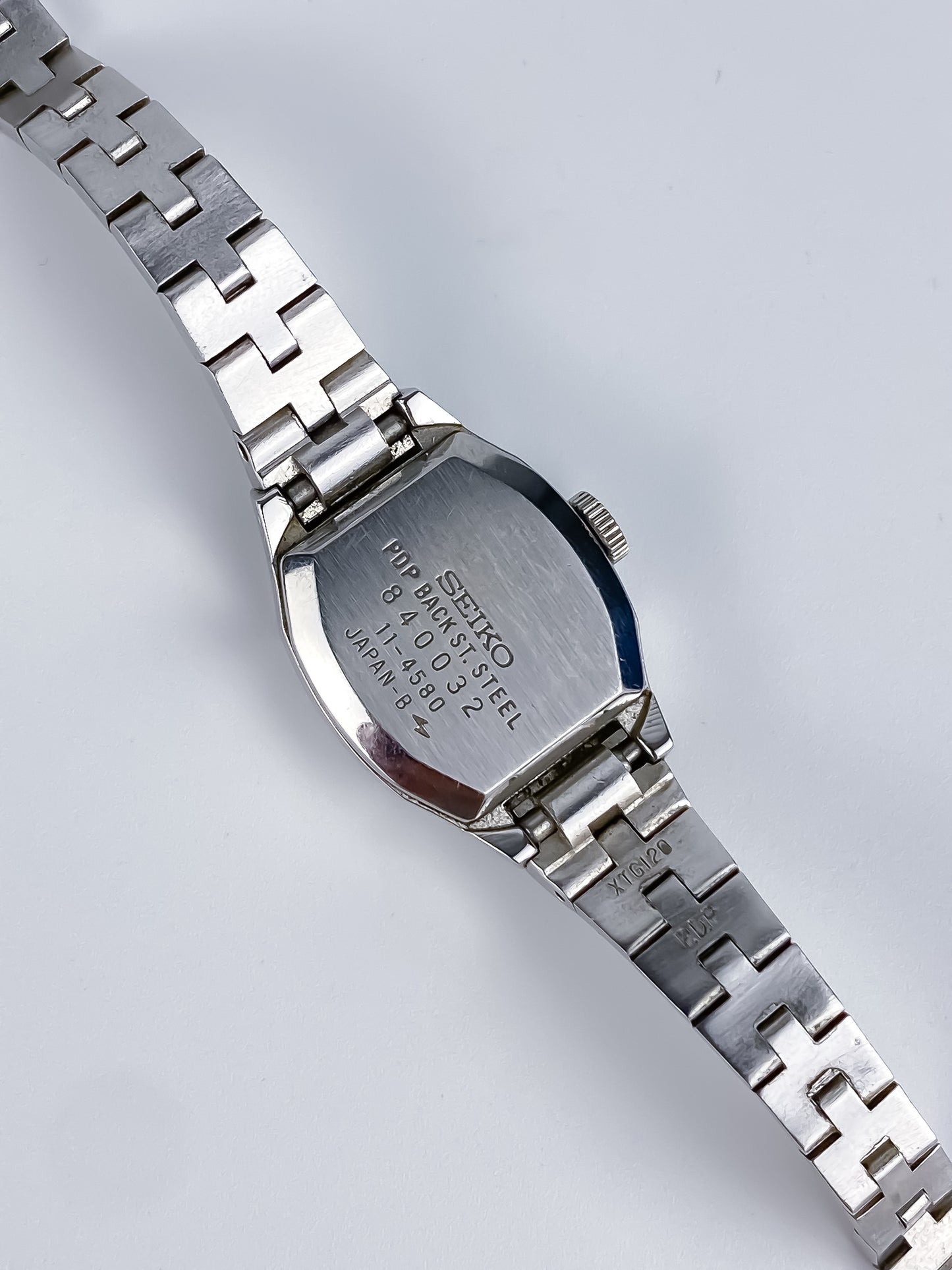 Seiko Vintage Silver Frosted Manual Wind Watch