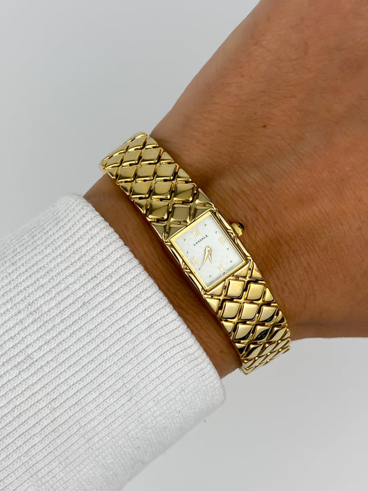 Rare Seiko Vintage Gold Braid Watch