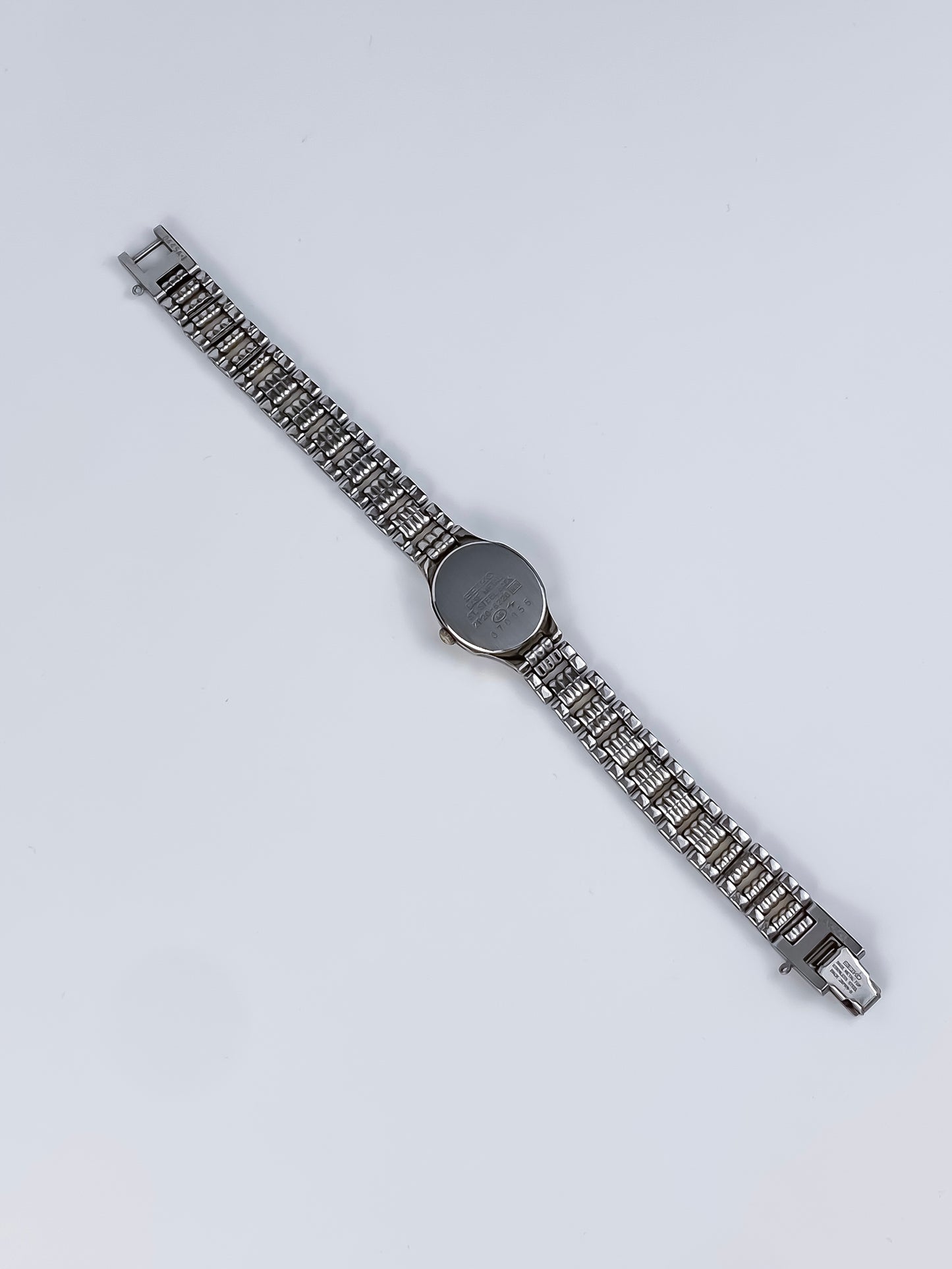 Seiko Vintage Watch Dual Tone Oval Dial