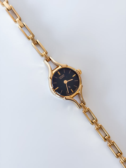 Vintage Citizen Gold Cocktail Watch Sculptural