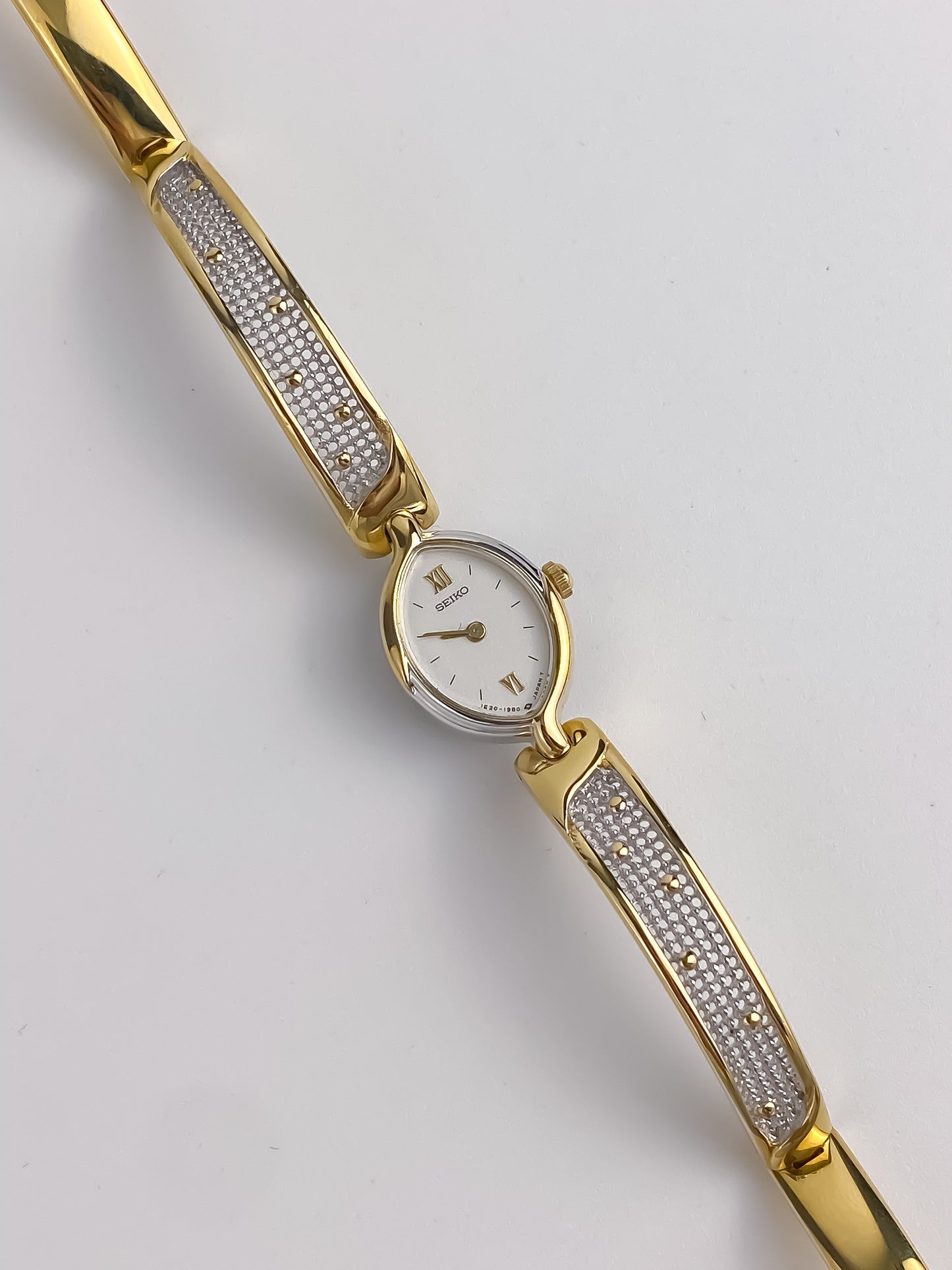 Seiko Vintage Gold Watch Bangle