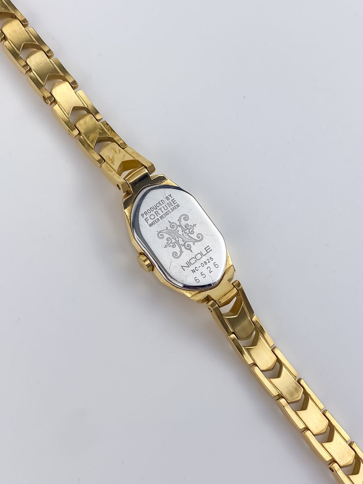 Nicole Vintage Gold Watch Blue Dial