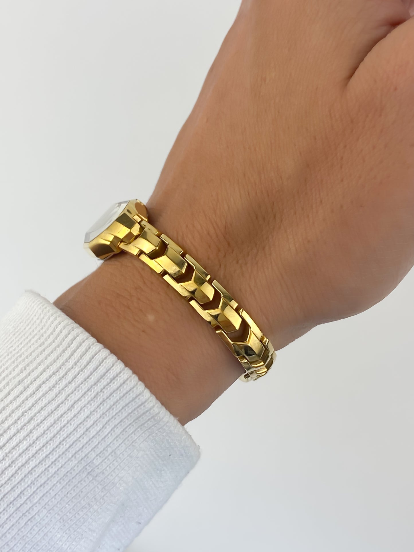 Nicole Vintage Gold Watch Blue Dial