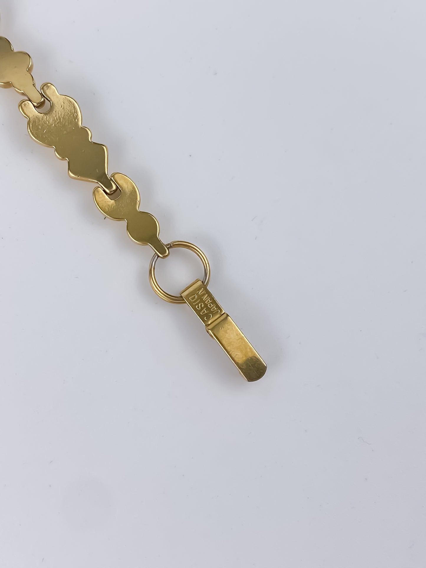 Casio Vintage Gold Watch Hearts Chain Bracelet