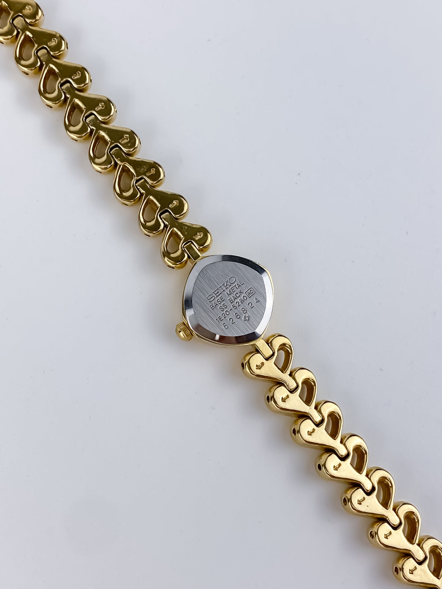 Seiko Vintage Watch Gold Hearts