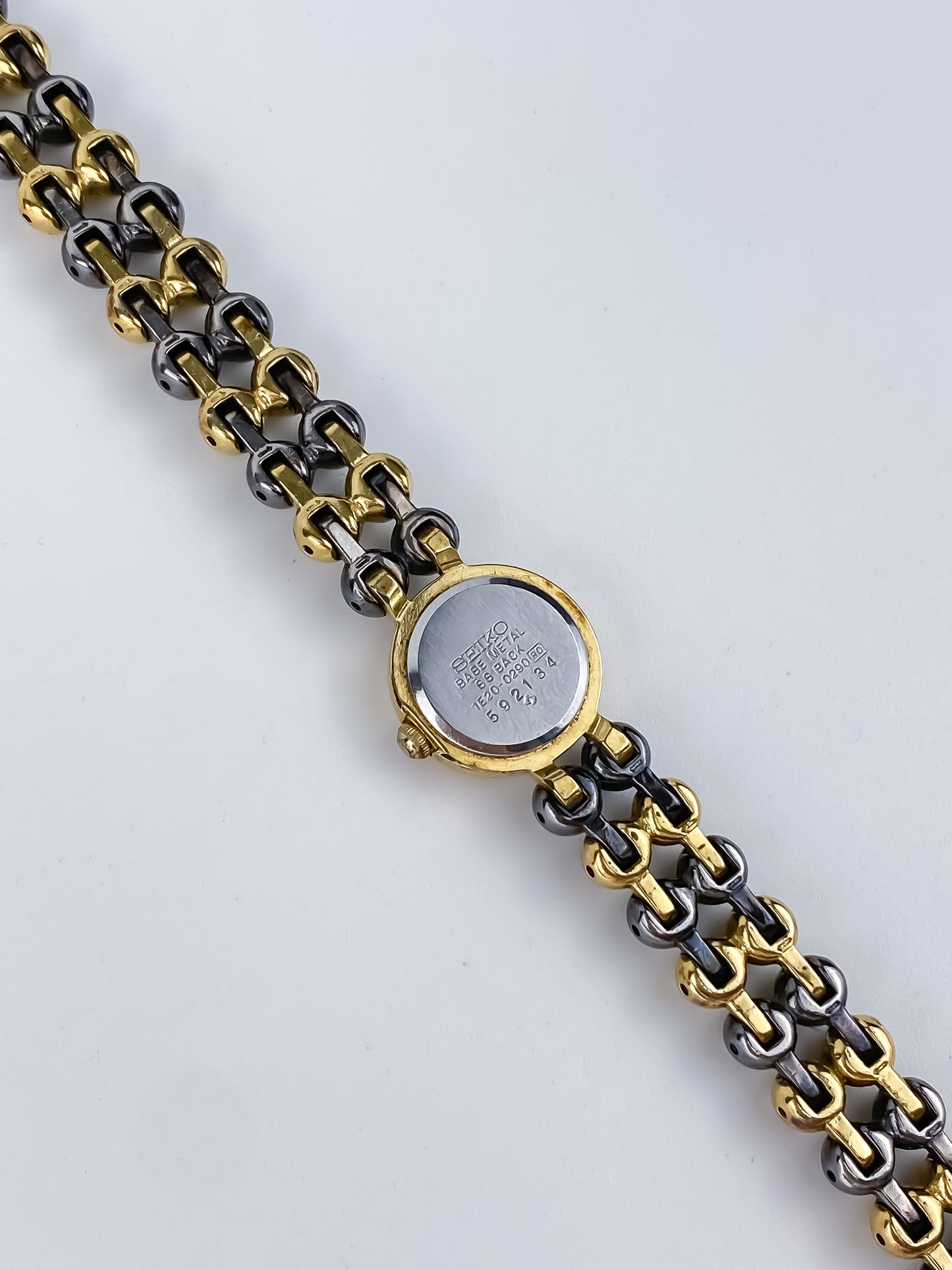 Seiko Vintage Gold & Black Pearls