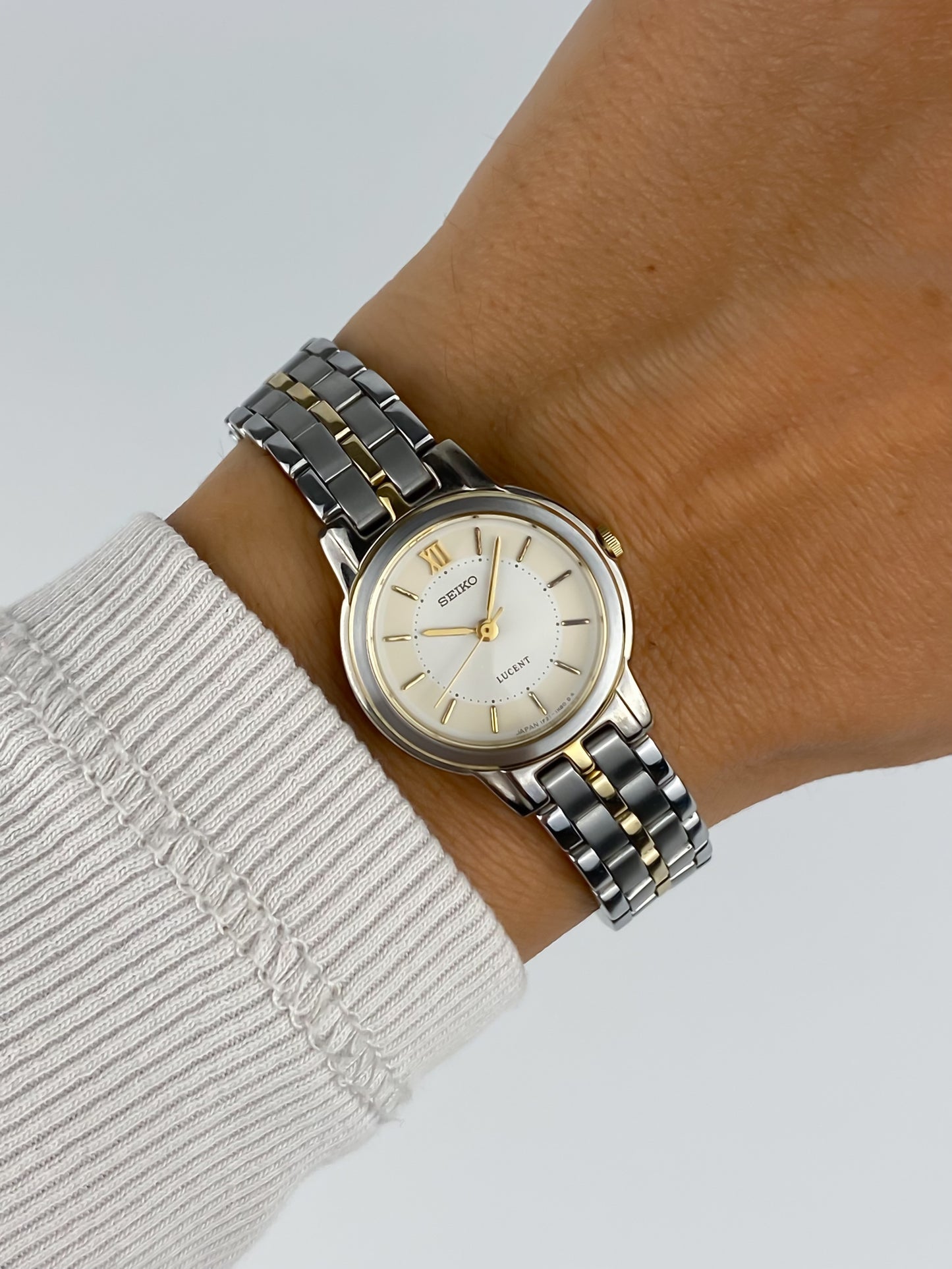 Seiko Vintage Watch Lucent Duo Tone