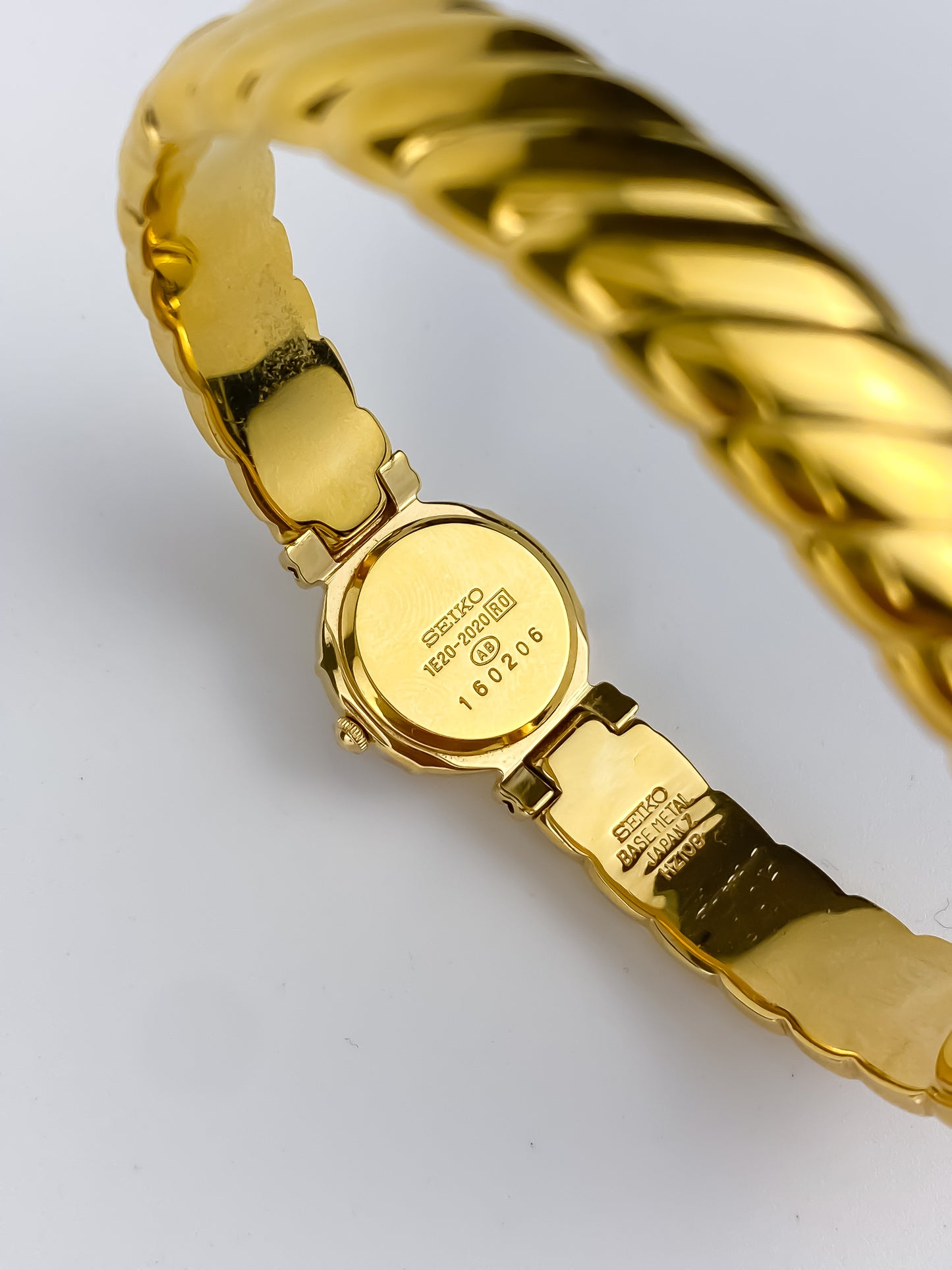 Seiko Ruby & Diamonds Vintage Bangle Watch