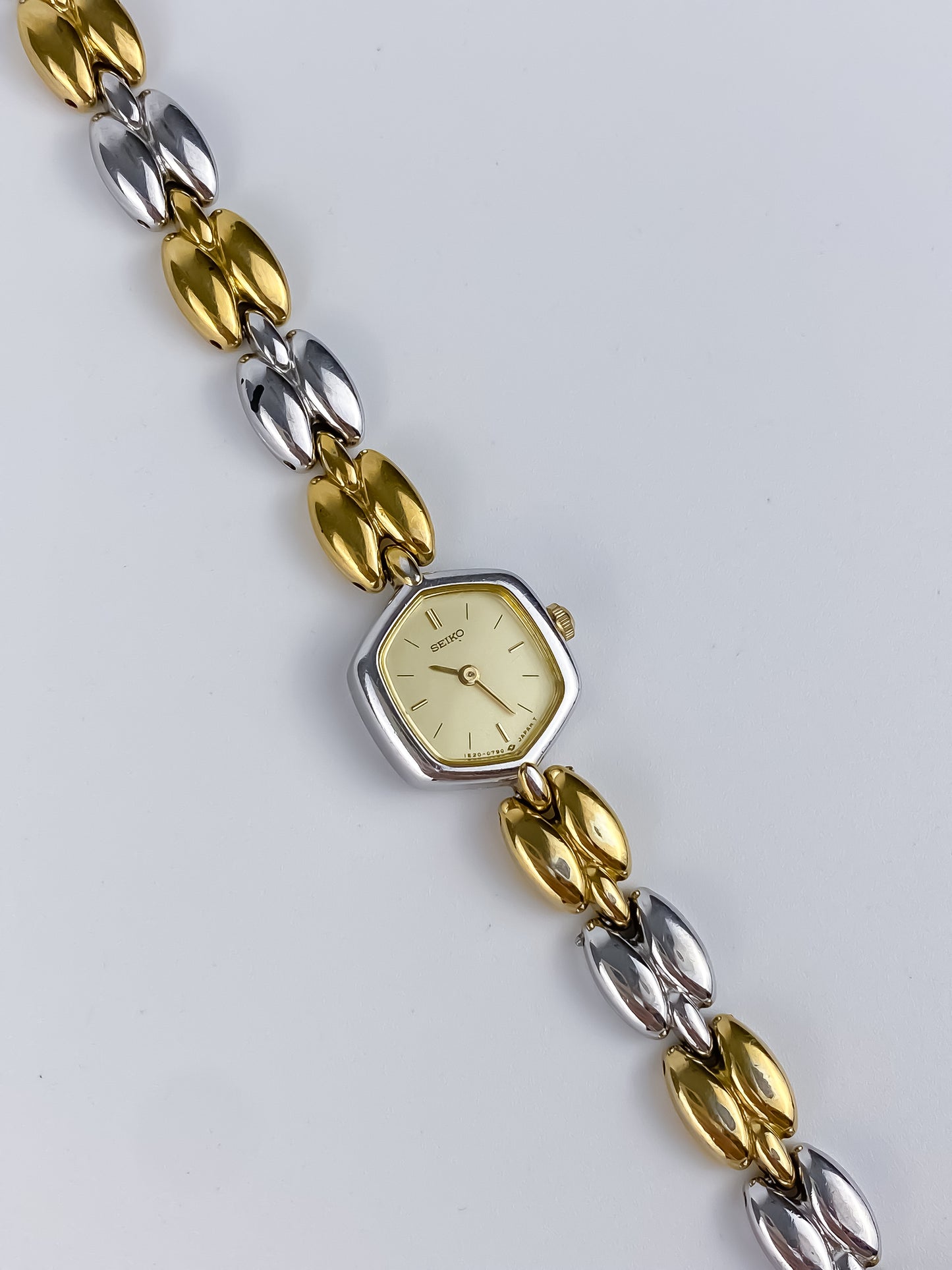 Seiko Hexagonal Duo Tone Vintage Watch
