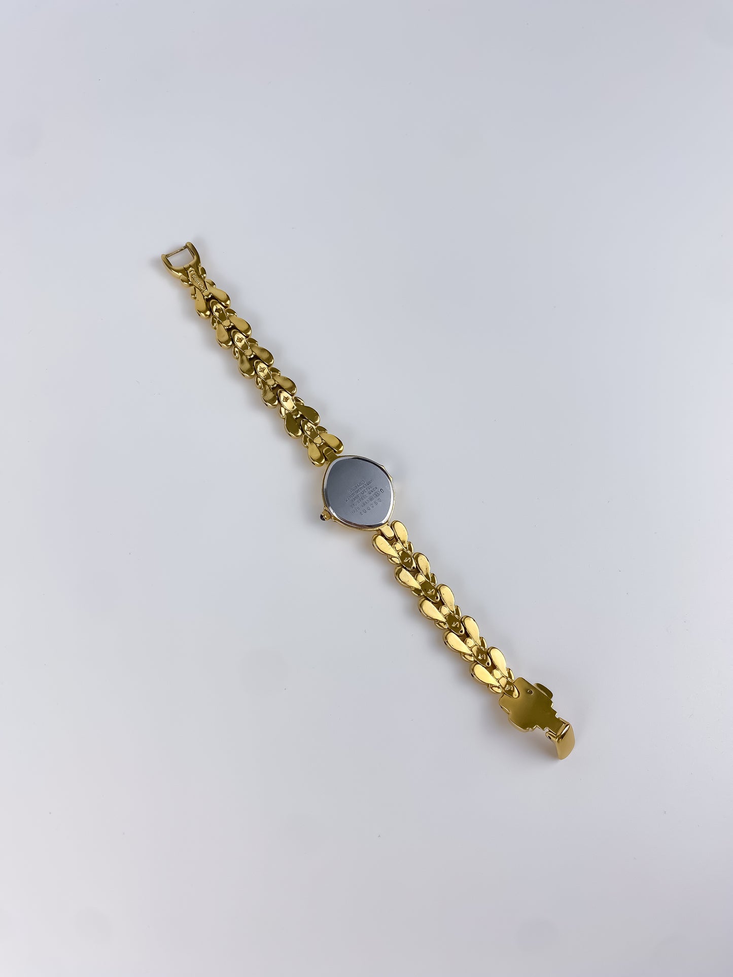 Seiko Exceline Diamonds Vintage Gold Braid Watch