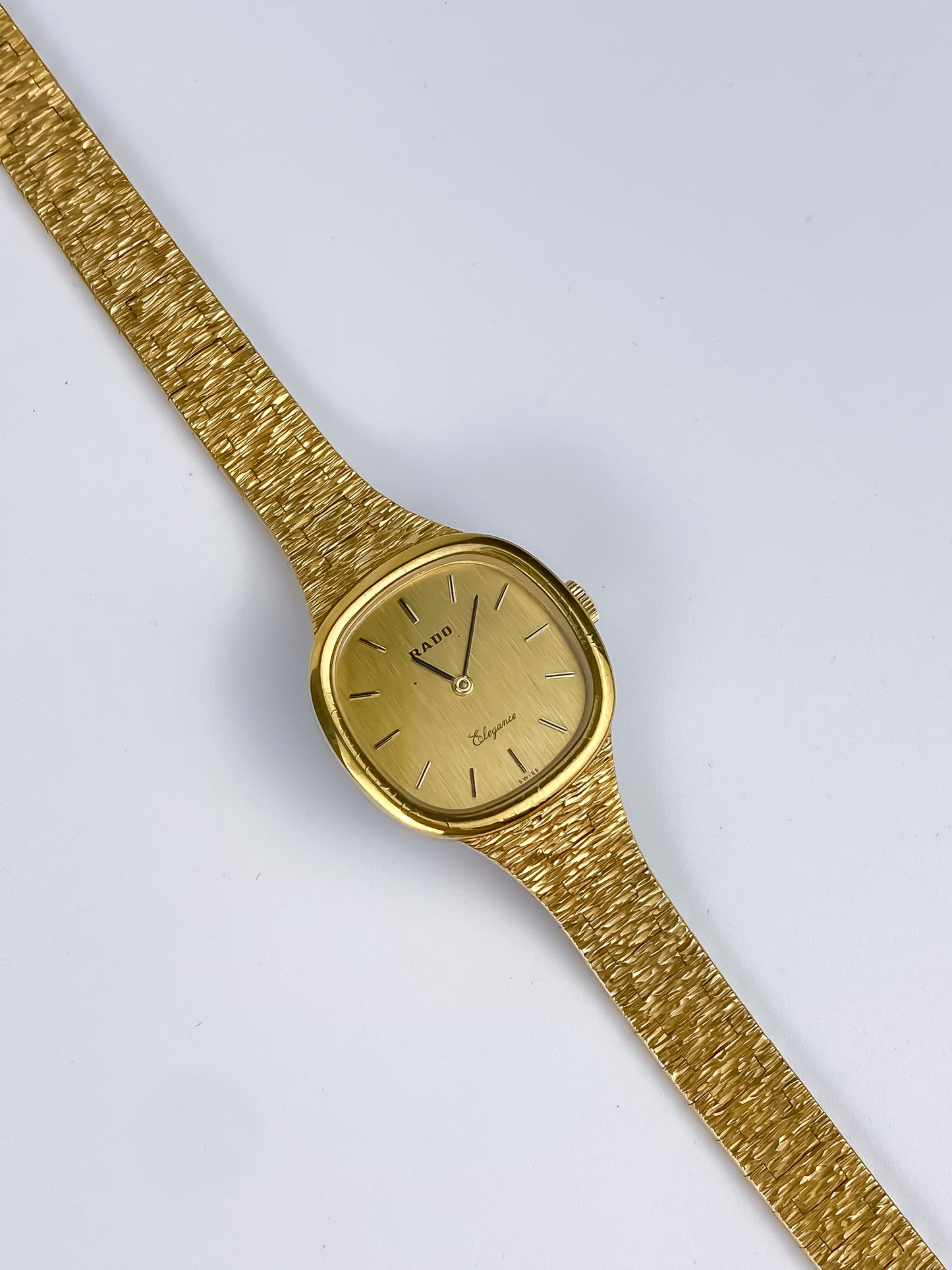 Rado Gold Mechanical Vintage Watch Mesh Bracelet