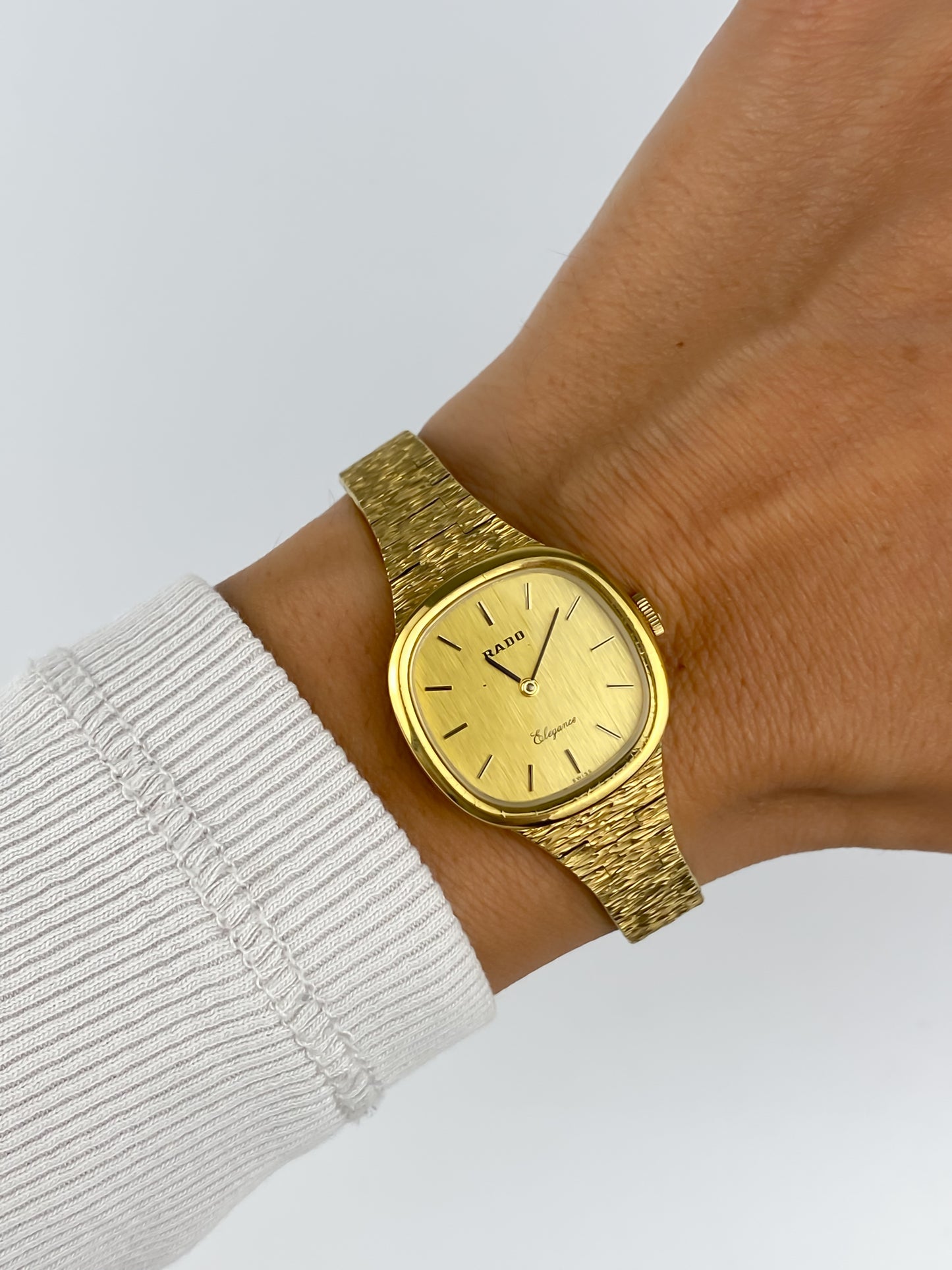 Rado Gold Mechanical Vintage Watch Mesh Bracelet