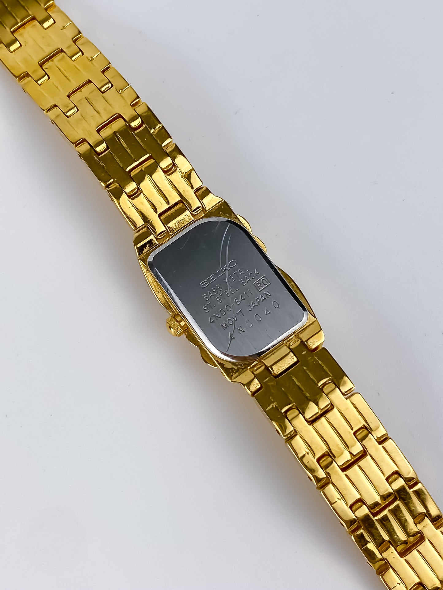 Rare Seiko Assymetrical Gold Vintage Watch