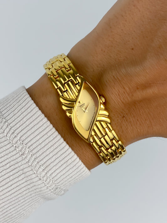 Rare Seiko Assymetrical Gold Vintage Watch