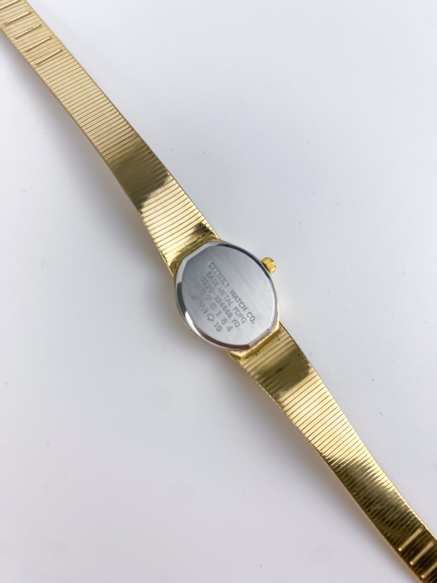 Citizen Gold Diamonds Vintage Mesh Bracelet Watch