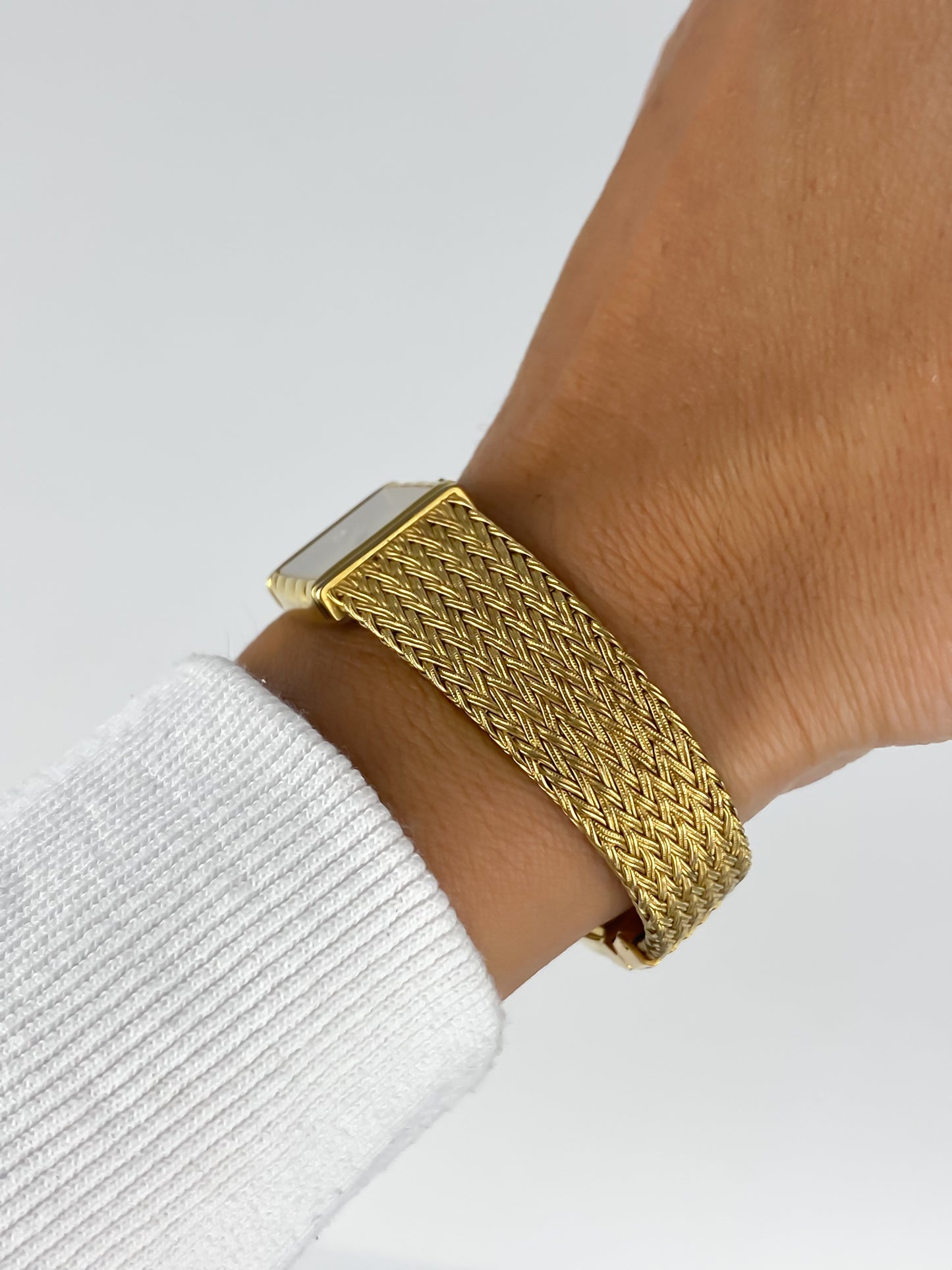 Seiko Exceline Diamond Gold Mesh Bracelet