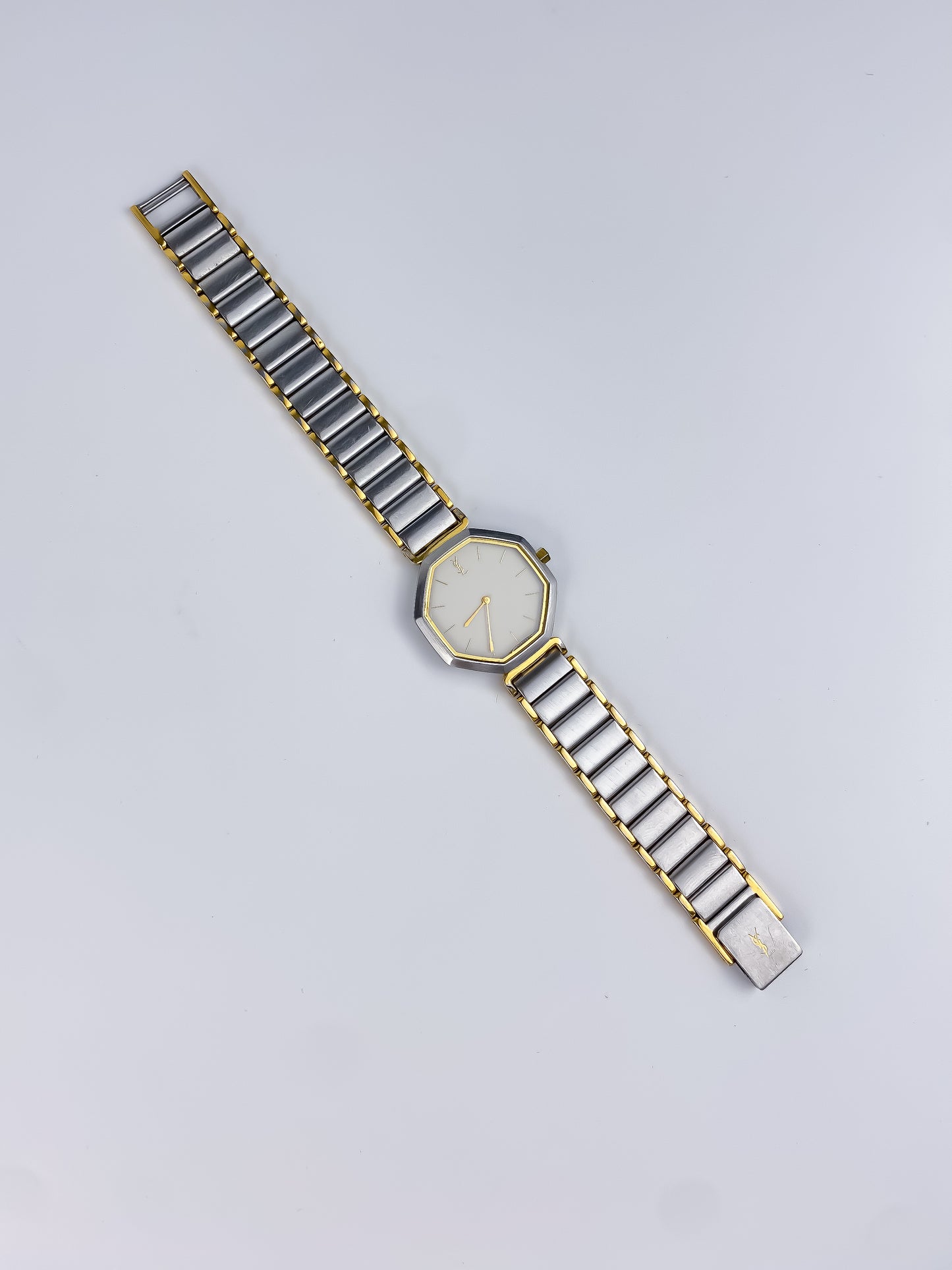 Vintage Yves Saint Laurent Octogonal Dial Watch – 1990s