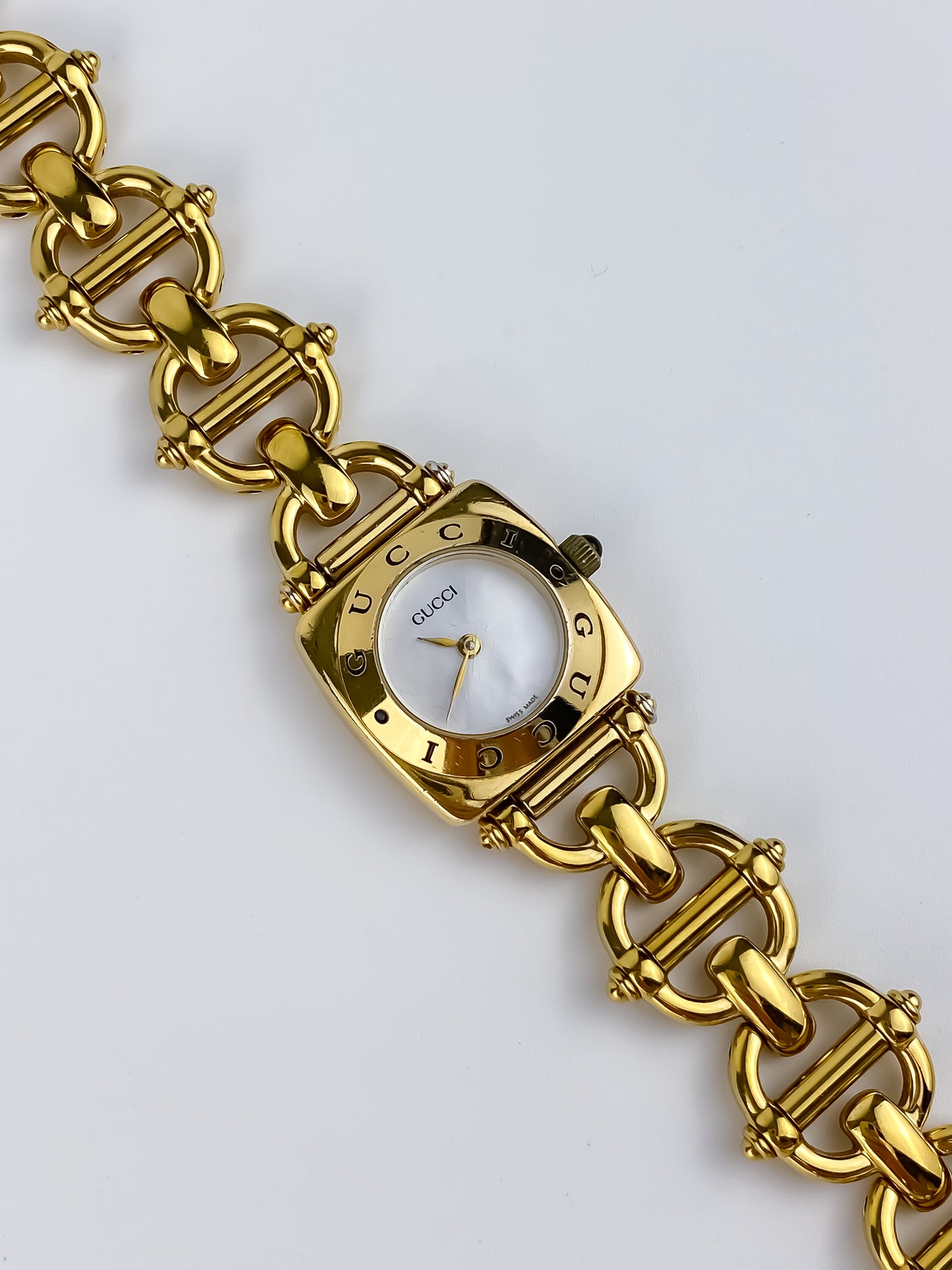 Gucci Horsebit Gold Links Vintage Watch