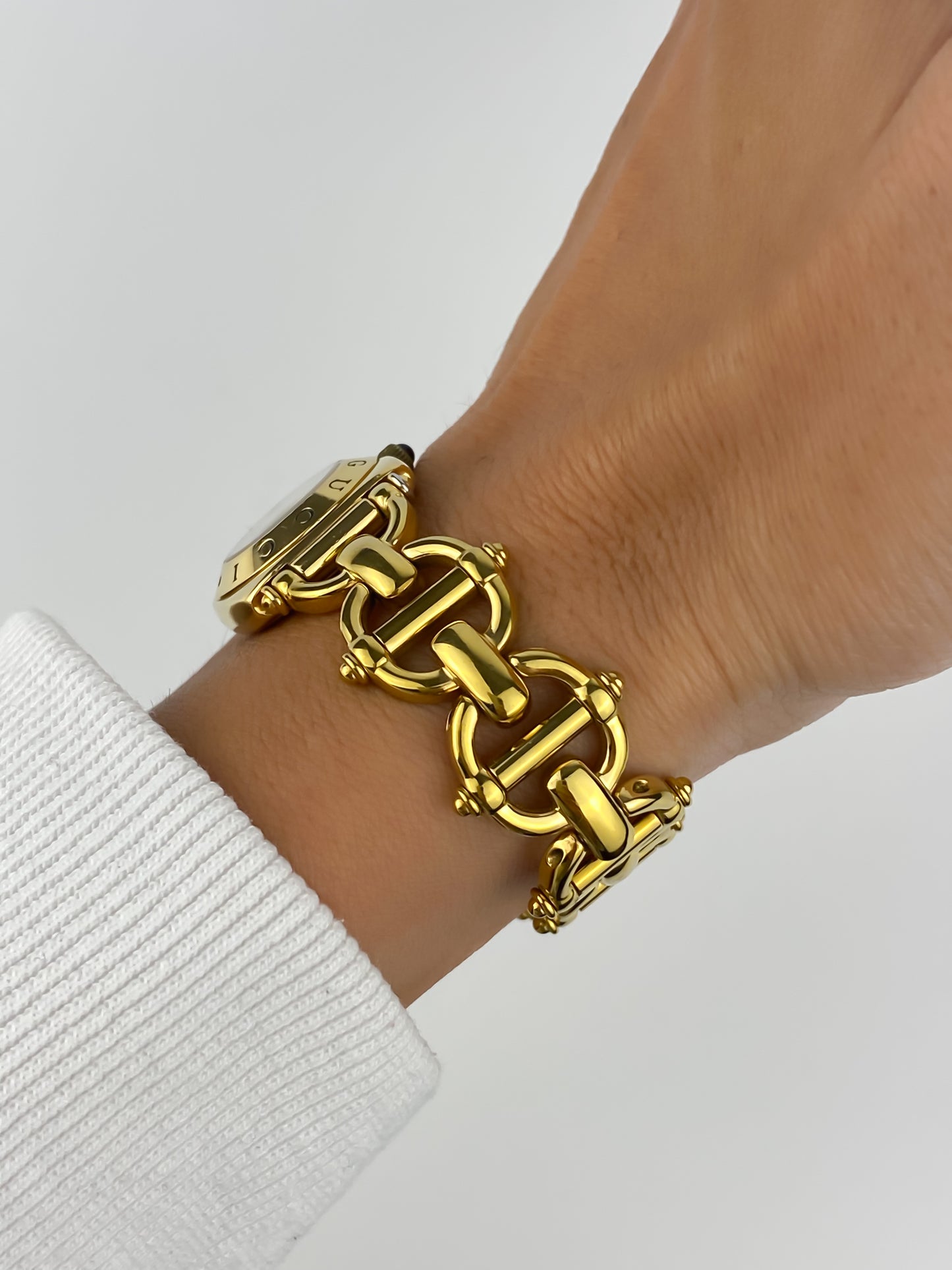 Gucci Horsebit Gold Links Vintage Watch