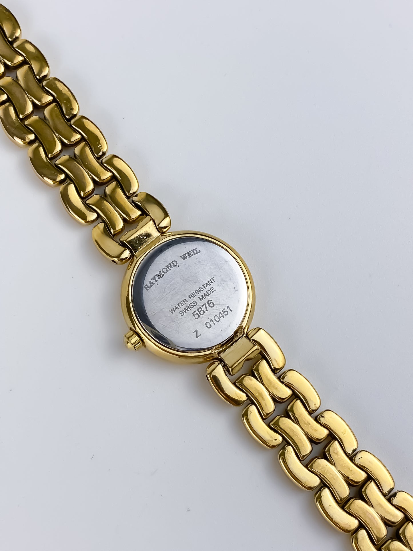 Raymond Weil Geneva Gold Diamonds Vintage Watch Box & Papers