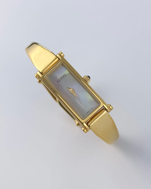 Gucci Vintage Watch Gold 1500L Shell Dial