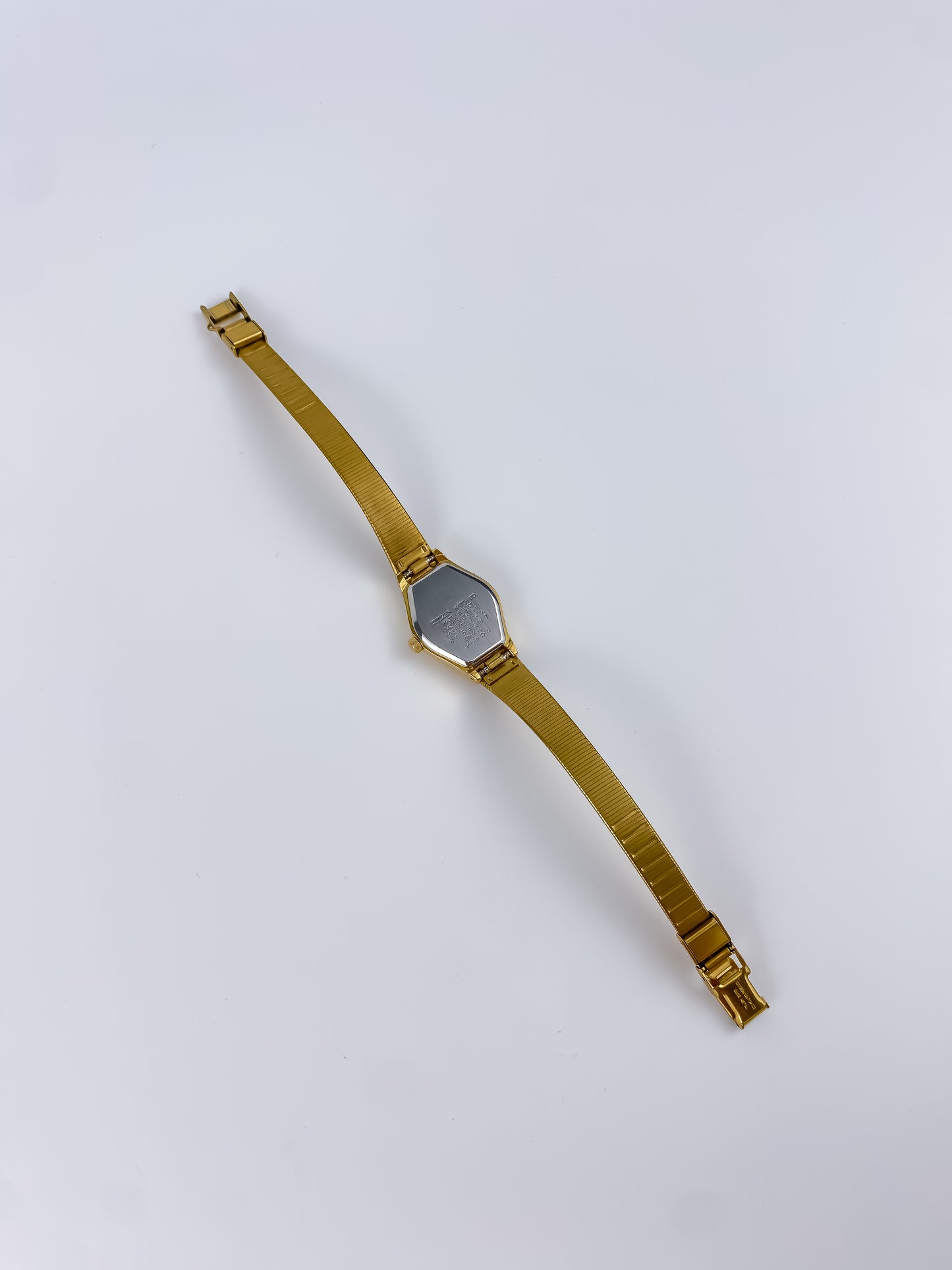 Citizen Vintage Gold Watch Cocktail 80s Mesh Bracelet