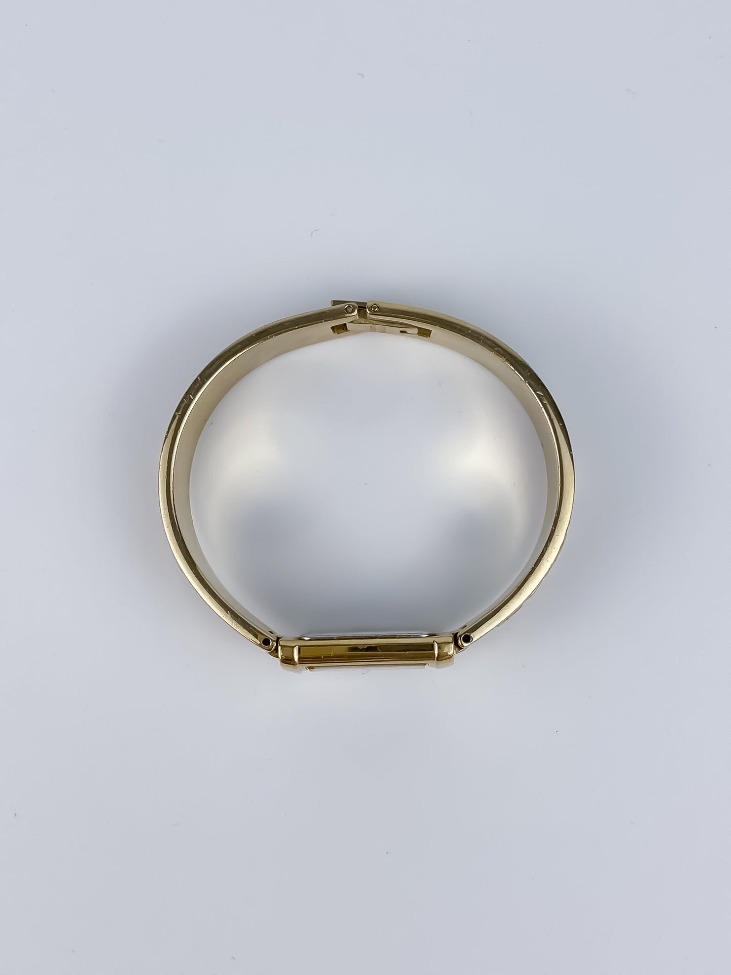 Rare Yves Saint Laurent Vintage Gold Watch Bangle 40th Anniversary 2002 Yk2