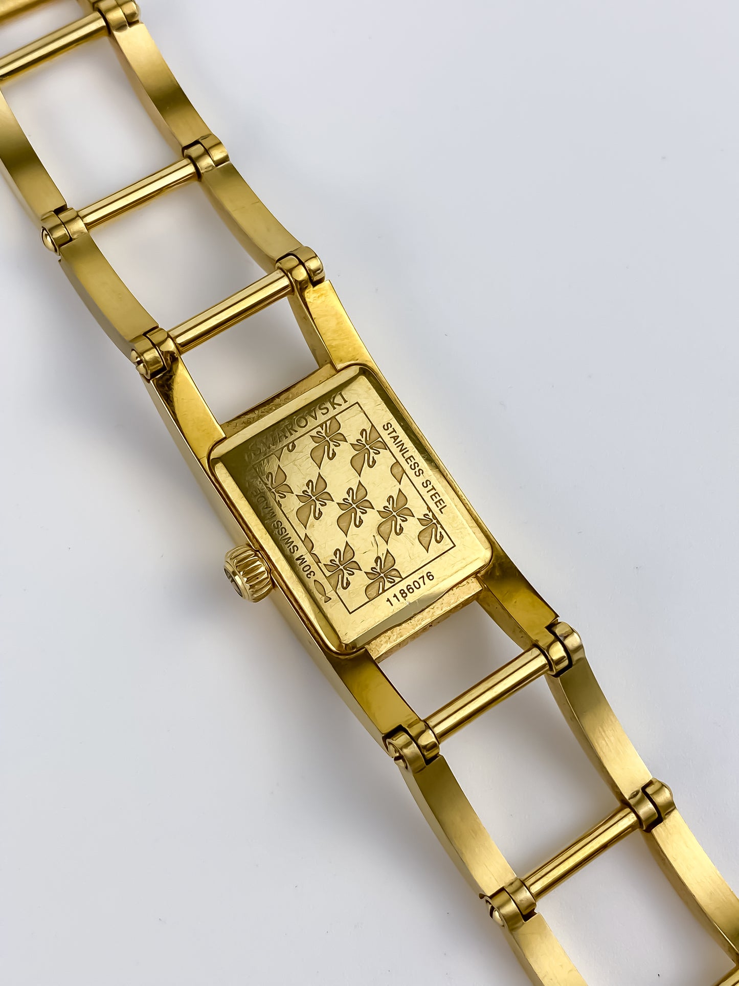Swarovski Vintage Gold Watch Cocktail Yk2 Box and Papers