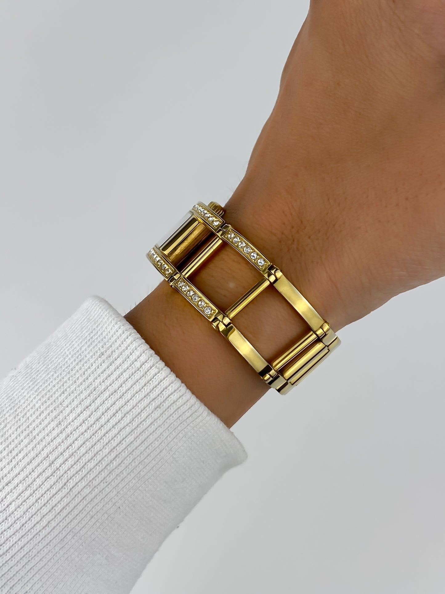 Swarovski Vintage Gold Watch Cocktail Yk2 Box and Papers