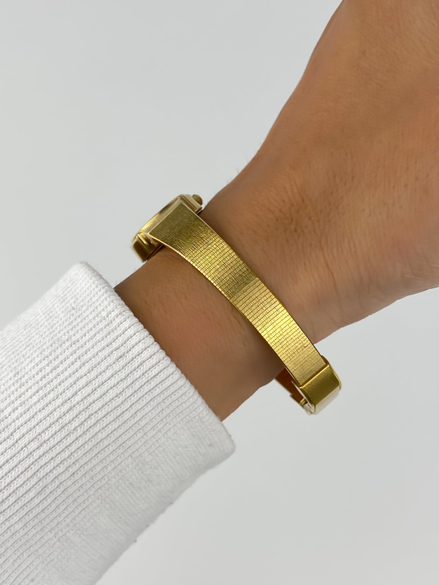 Seiko Vintage Gold Watch Cocktail 80s Mesh Bracelet