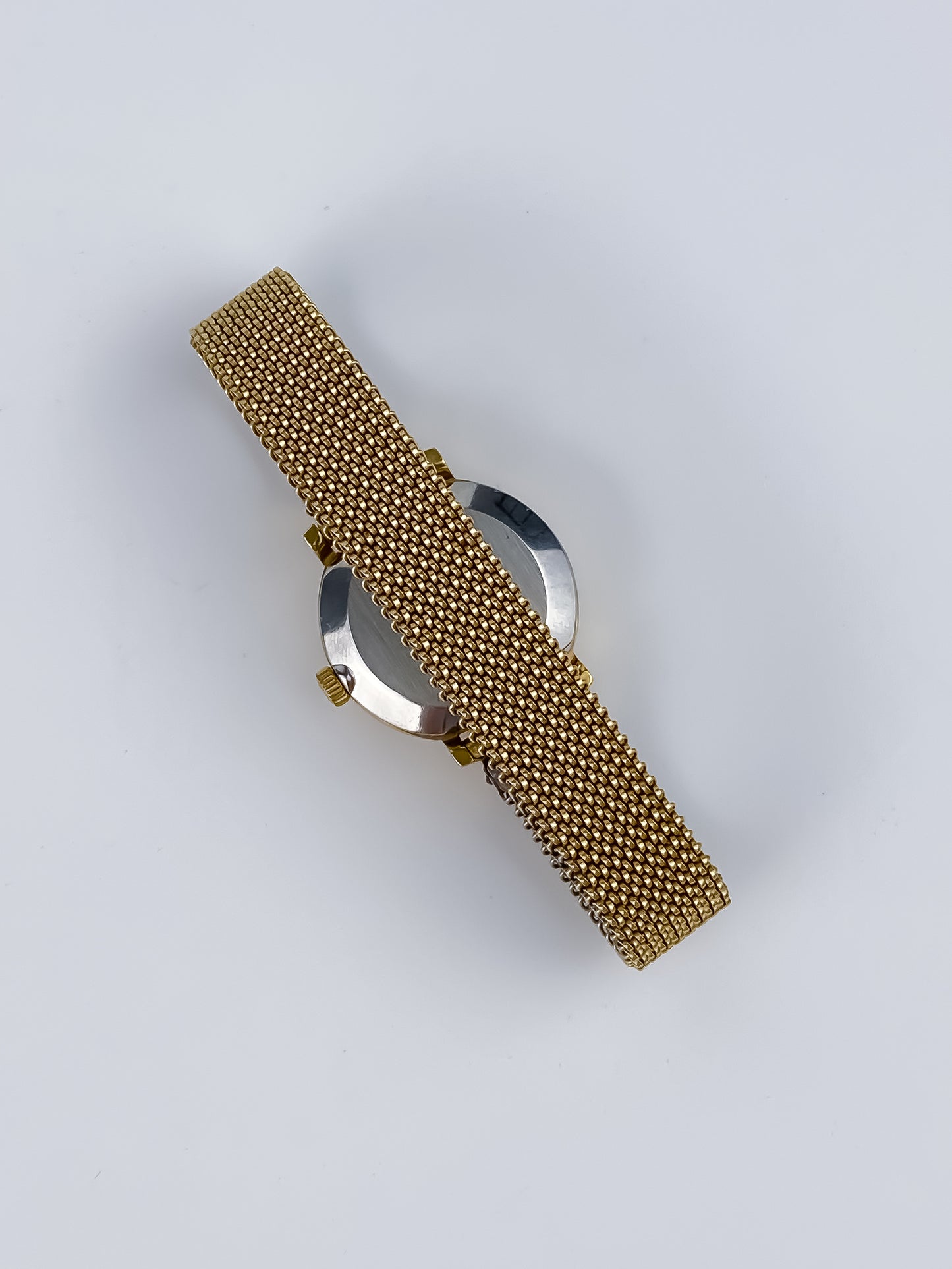 Longines Vintage Gold Cocktail 80s Mechanical Watch Milanese Bracelet