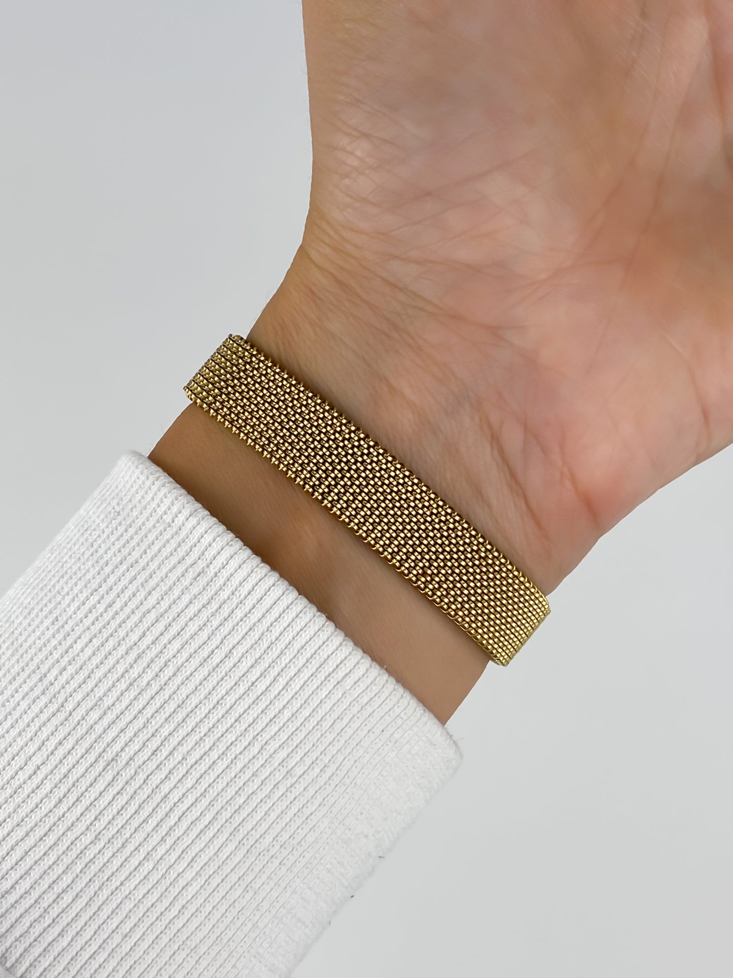 Longines Vintage Gold Cocktail 80s Mechanical Watch Milanese Bracelet
